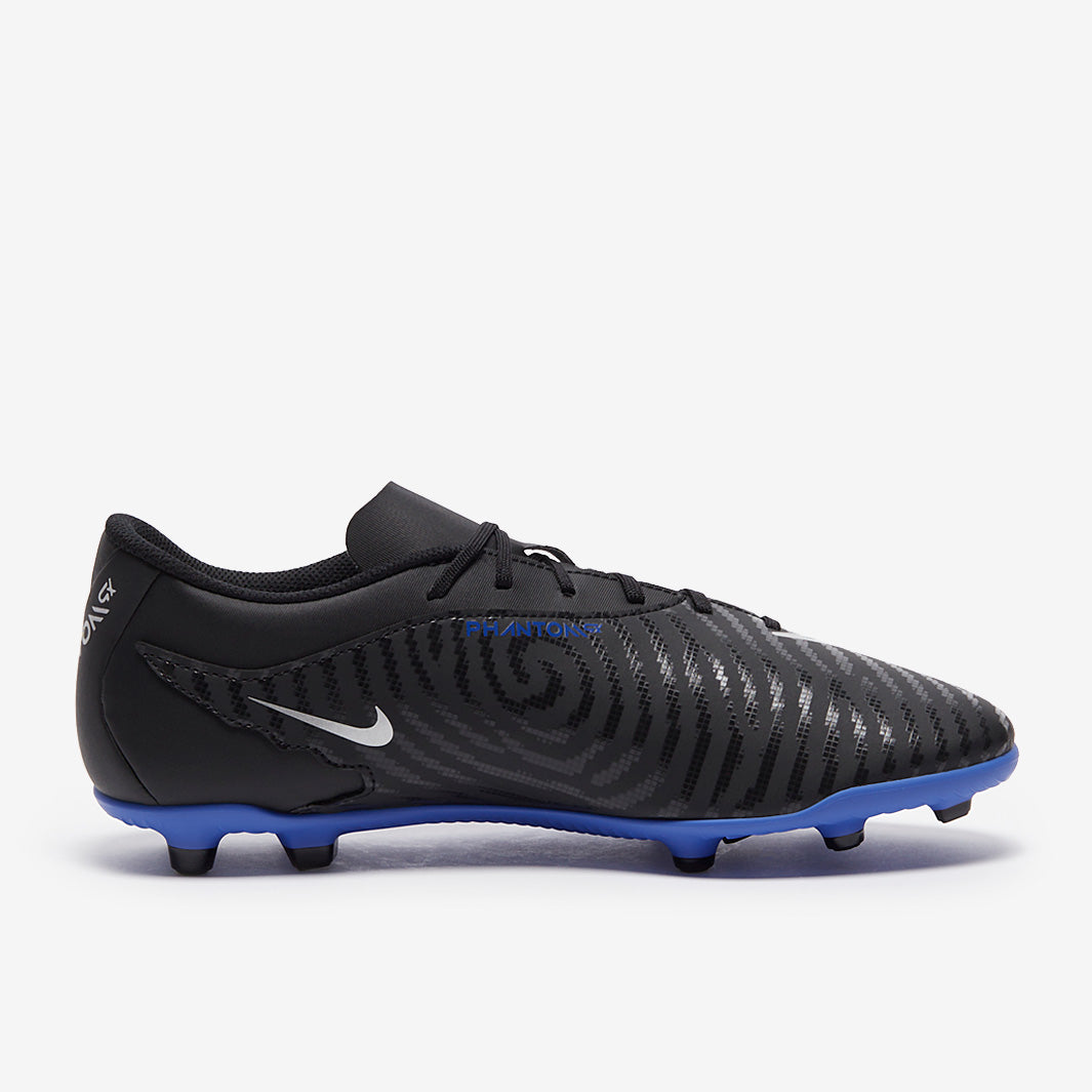 Nike Phantom GX Club FG/MG - Black/Chrome/Hyper Royal - Mens Cleats