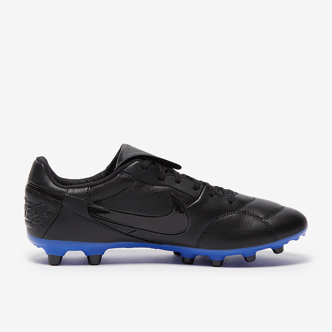 Nike The Premier III FG - Black/Black/Hyper Royal - Mens Cleats