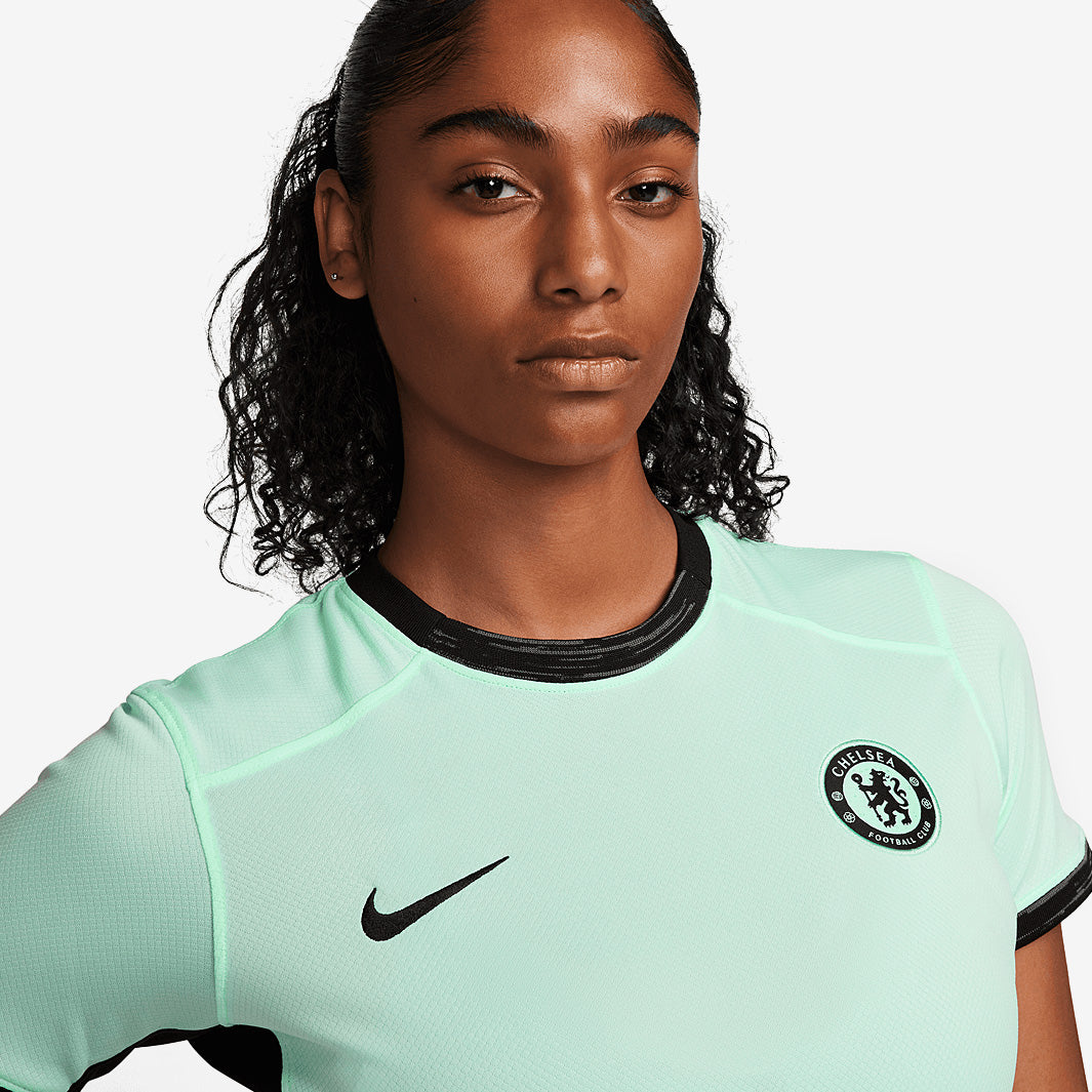 Nike Womens Chelsea FC 23/24 Dri-Fit Stadium Third SS Shirt - Mint