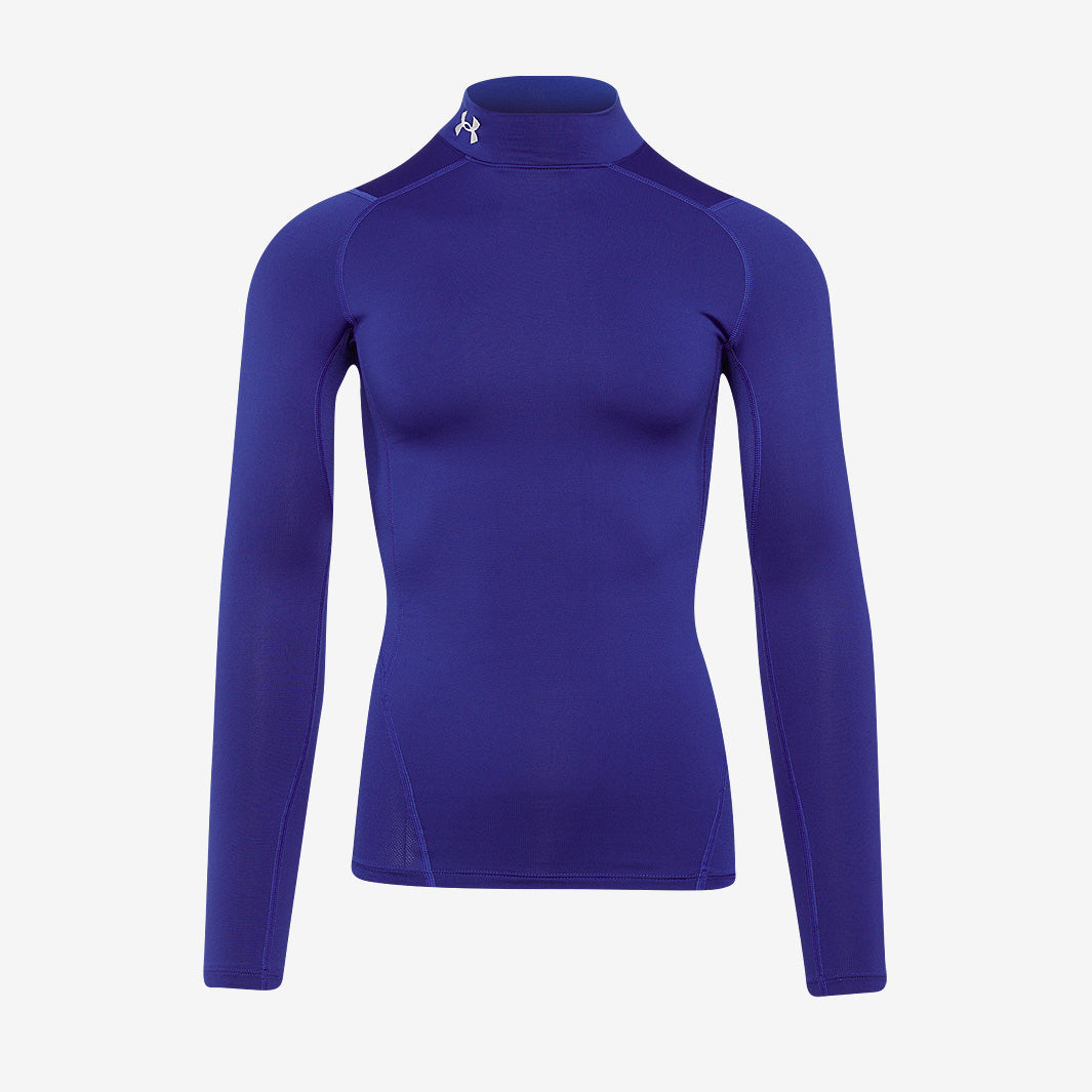 Under Armour Cold Gear Armour Compression Mock - Royal/White