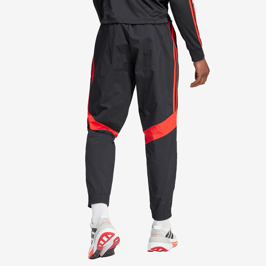 adidas Predator Woven Pants - Black/Red - Mens Clothing