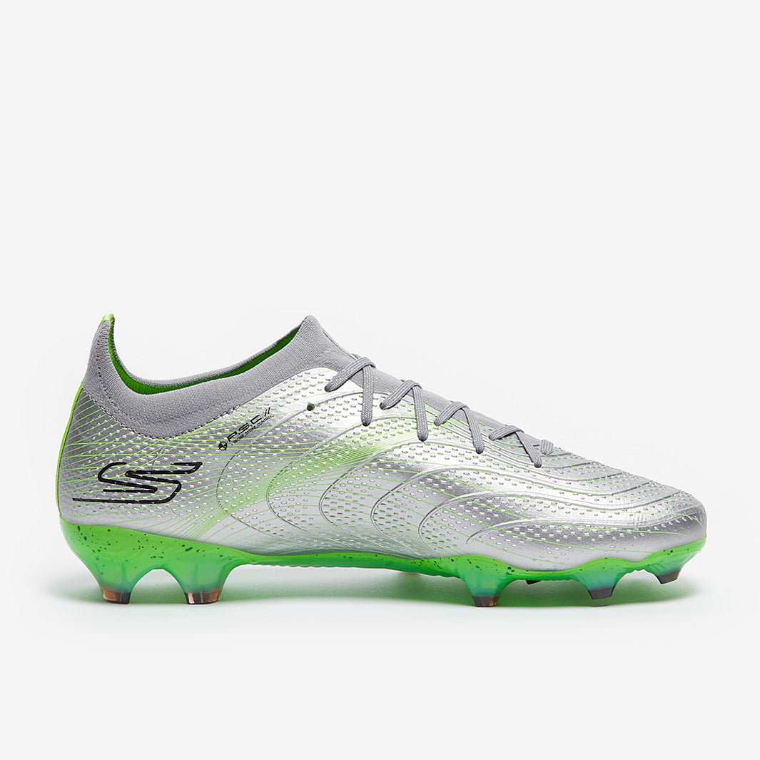 Skechers SKX 01 Low Firm Ground - Silver/Green - Adult Boots