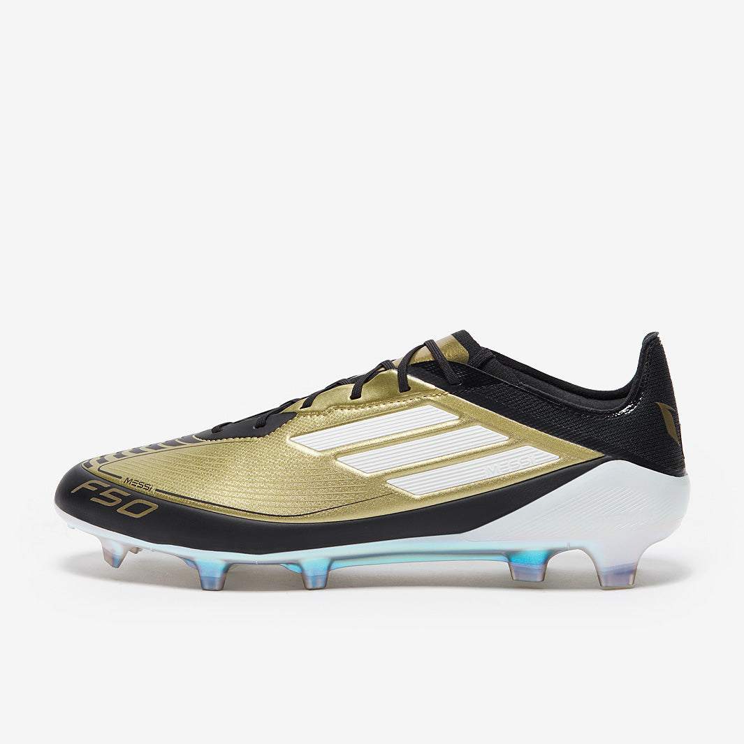 adidas F50 x Messi Elite Firm Ground - Gold Met/Ftwr White/Core