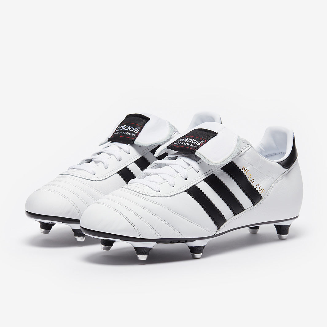 adidas World Cup Soft Ground - White/Black - Adult Boots
