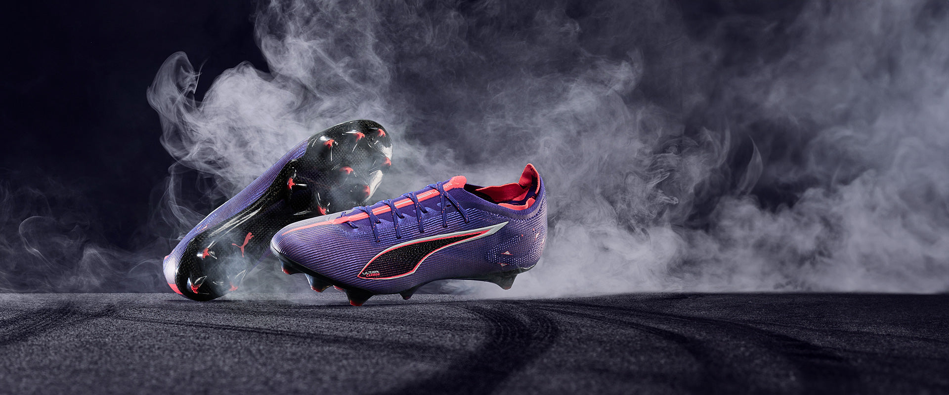 シューズ PUMA ULTRA 5 CARBON FG Puma Ultra 5 Carbon Firm Ground - Lapis Lazuli/Puma White/Sunset
