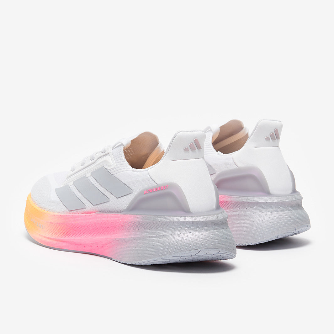 adidas Womens Ultraboost 5X - Ftwr White/Halo Silver/Lucid Pink