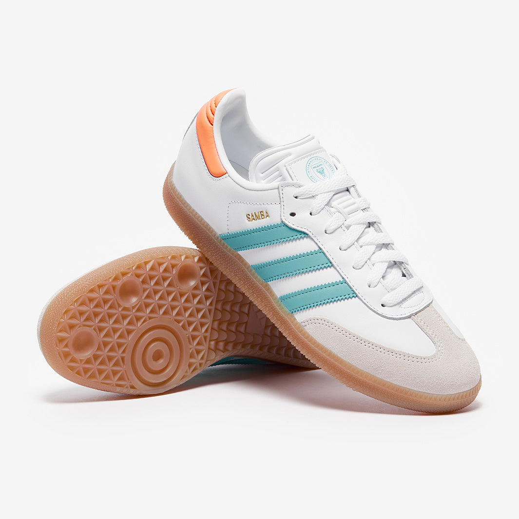 adidas Samba x Inter Miami - Ftwr White/Easy Mint - Adult Shoes