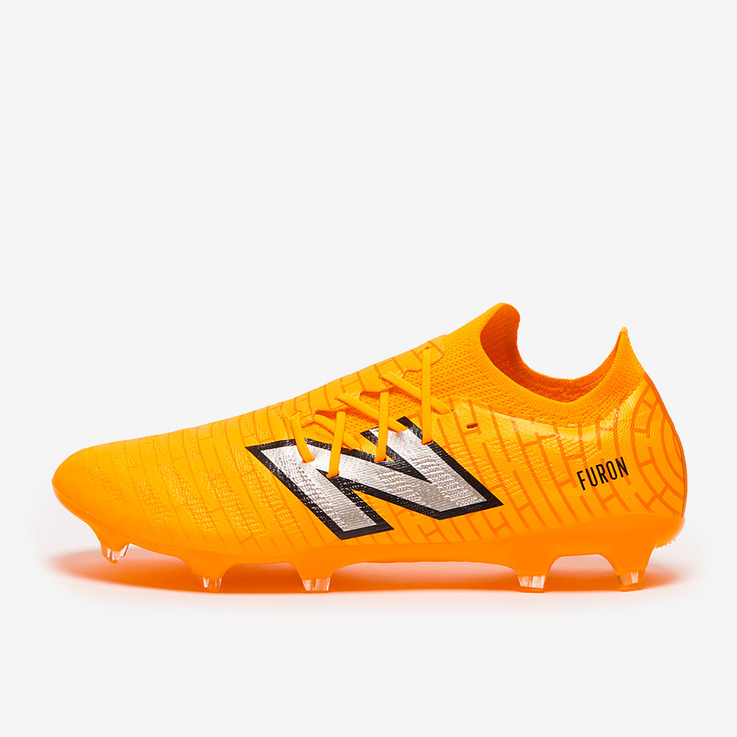 New Balance Furon V7+ Destroy Firm Ground - Orange/Blue - Adult Boots