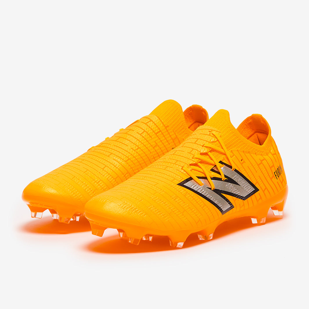 New Balance Furon V7+ Destroy Firm Ground - Orange/Blue - Adult Boots