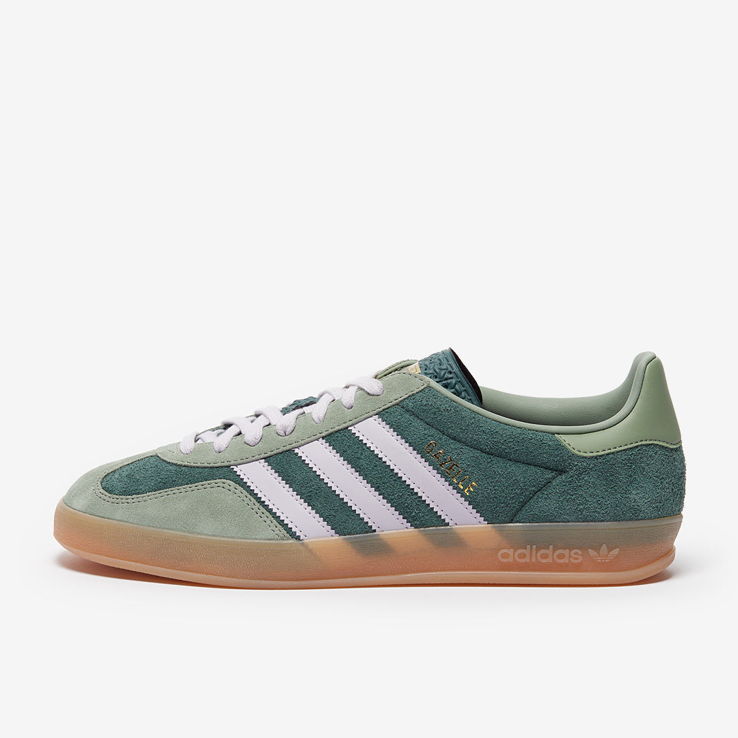 adidas Originals Gazelle Indoor - Mineral Green/Silver Dawn/Silver Green -  Trainers