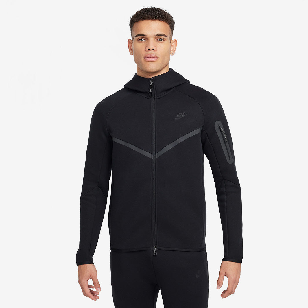 トップス NIKE Tech Fleece Black XS SIZE Nike Sportswear Tech Fleece Windrunner Full-Zip Hoodie - Black