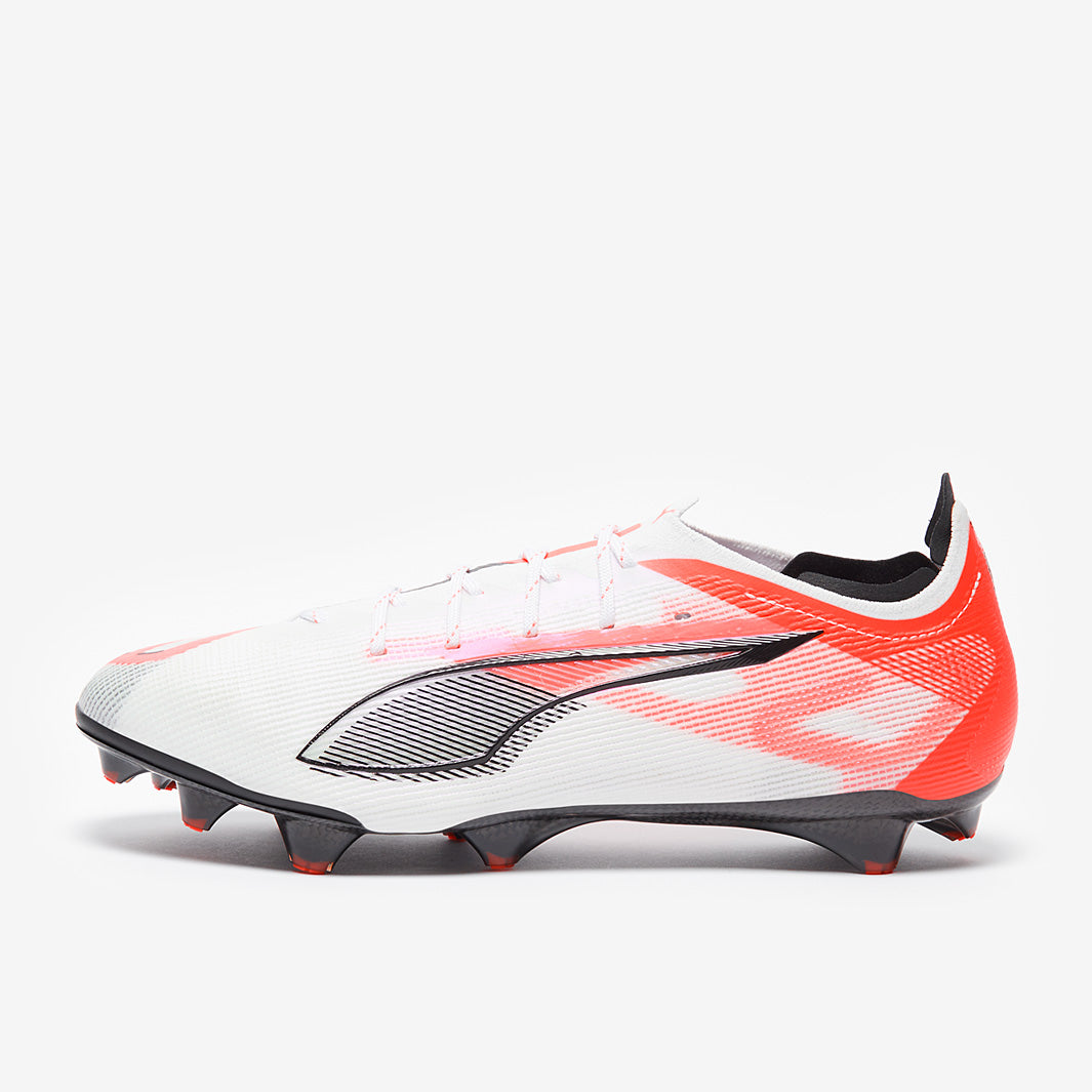 Puma Ultra 5 Carbon Firm Ground - Puma White/Puma Black/Glowing
