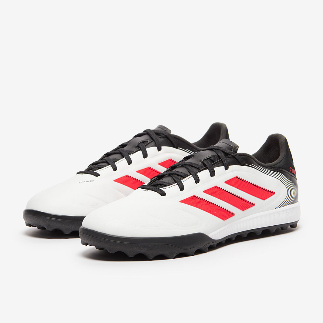 adidas Copa Pure III League Turf - White/Lucid Red/Black - Adult Boots