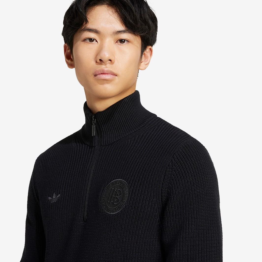 adidas Originals Germany 125th Anniversary 1/2 Zip - Black - Mens