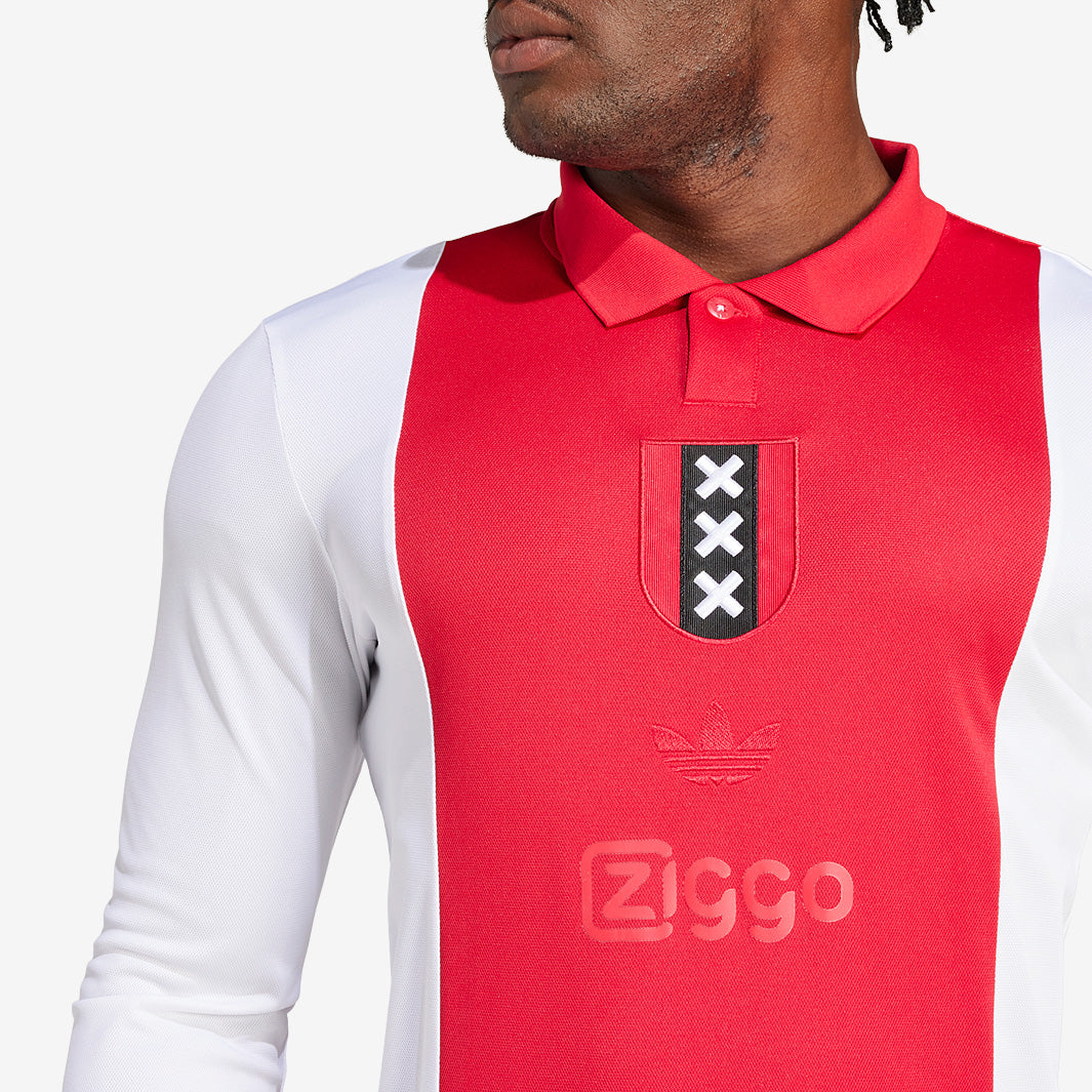 adidas Originals Ajax 125th Anniversary Shirt - White - Mens Replica