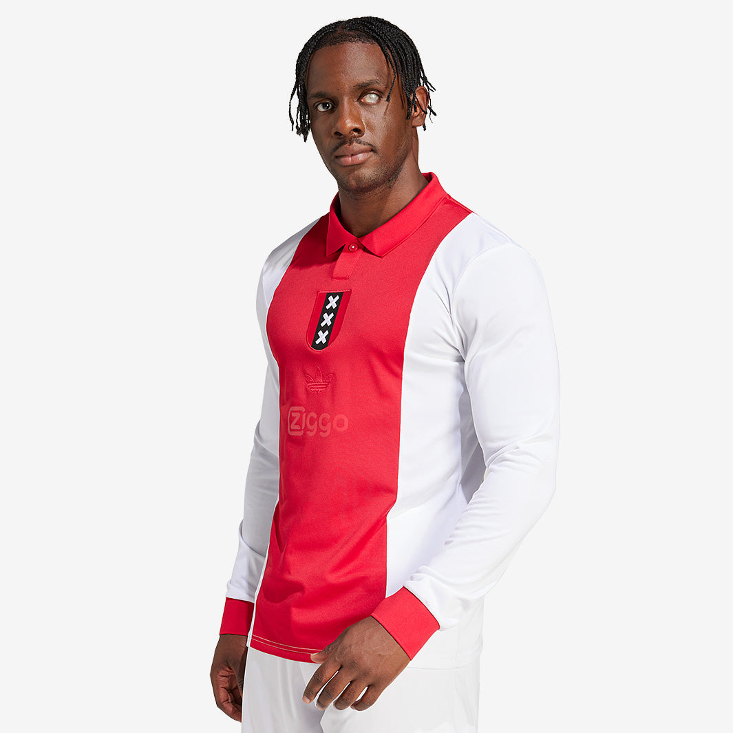 adidas Originals Ajax 125th Anniversary Shirt - White - Mens Replica