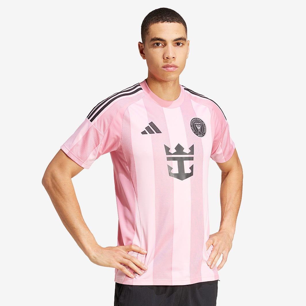 adidas Inter Miami 2025 Home Shirt with Messi 10 - Easy Pink
