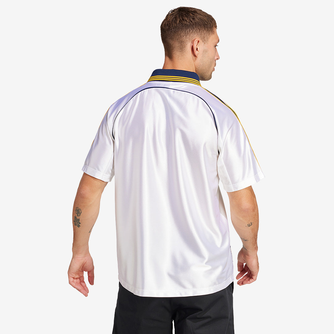 adidas Originals Real Madrid 1999 Home Shirt - White - Mens Replica