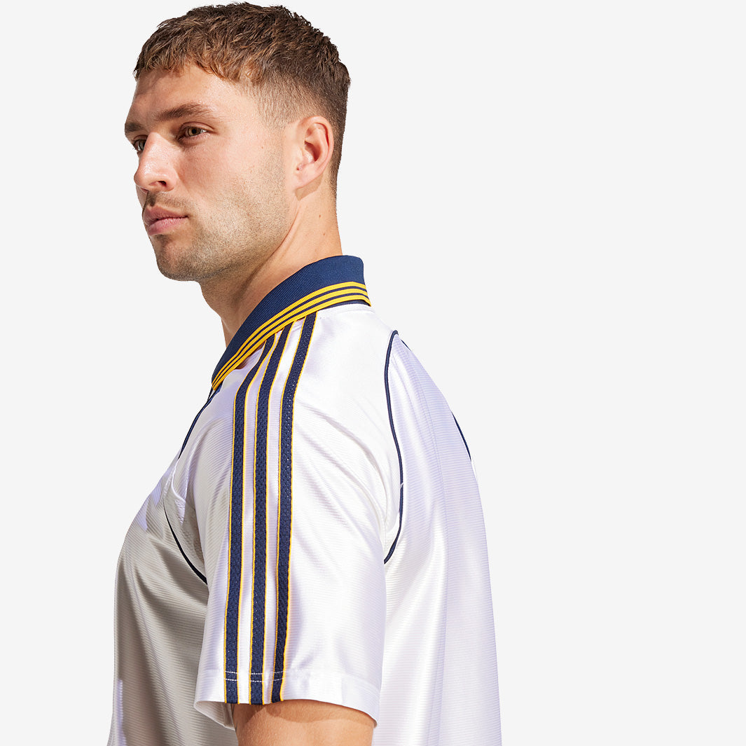 adidas Real Madrid 99/00年シーズンシャツ 白色 adidas Originals Real Madrid 1999 Home Shirt - White - Mens Replica