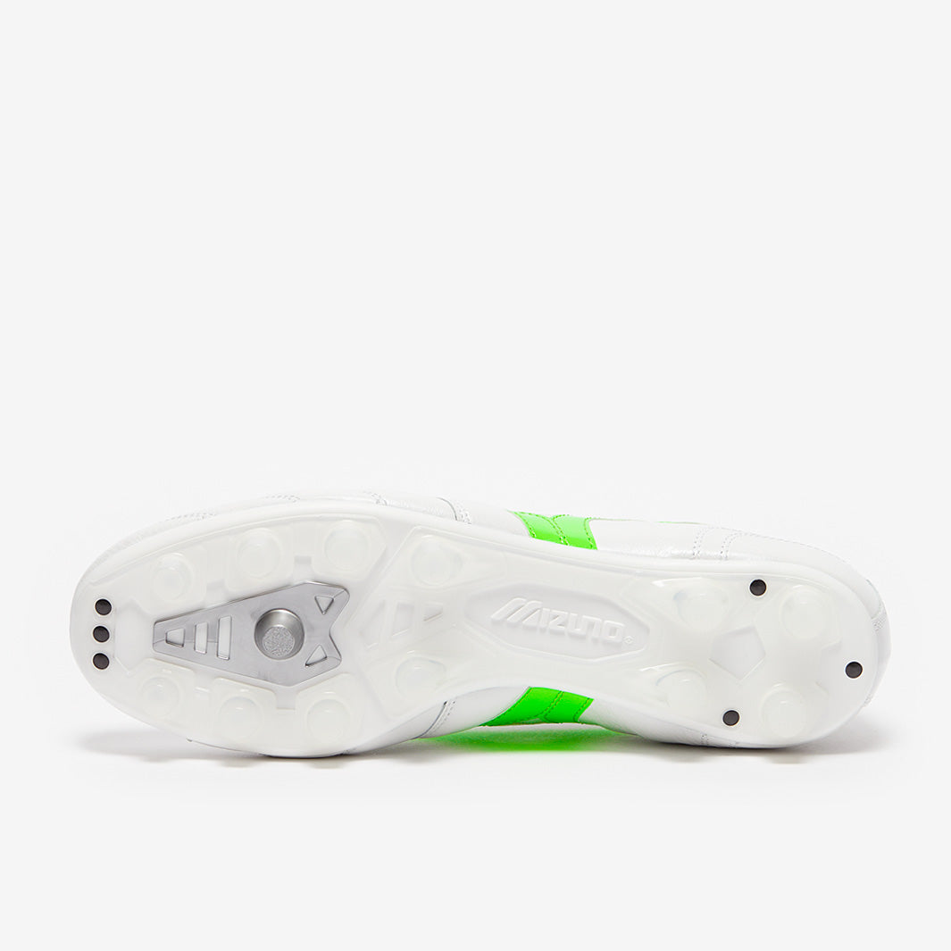 Mizuno Morelia II Elite Made in Japan FG - White/Neon Green/Galaxy