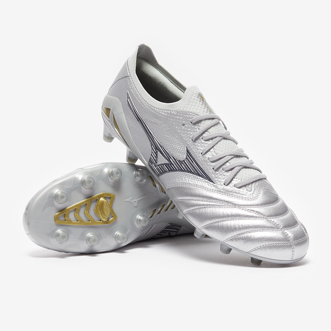 ネオマイムズ Mizuno Morelia Neo IV Beta Made in Japan FG - Galaxy Silver/Gold