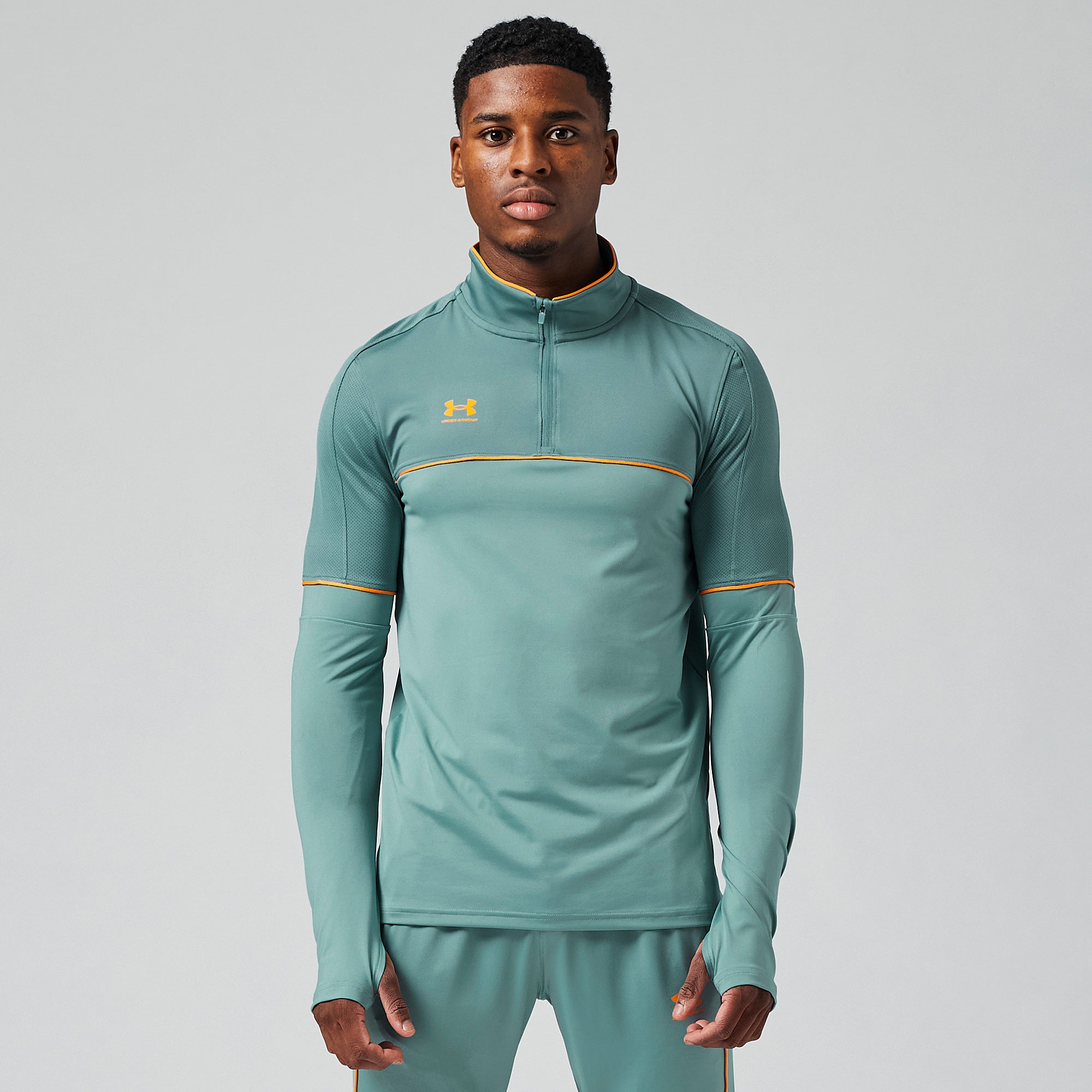 Under Armour Challenger Drill Top - Jasper Blue/Squad Orange