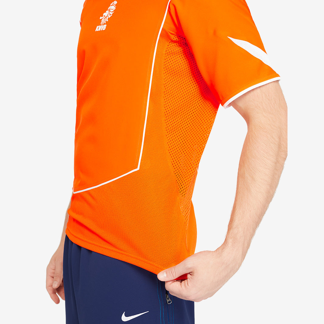 Nike Netherlands 2004 Re-Issue Shirt - Safety Orange/White - Mens