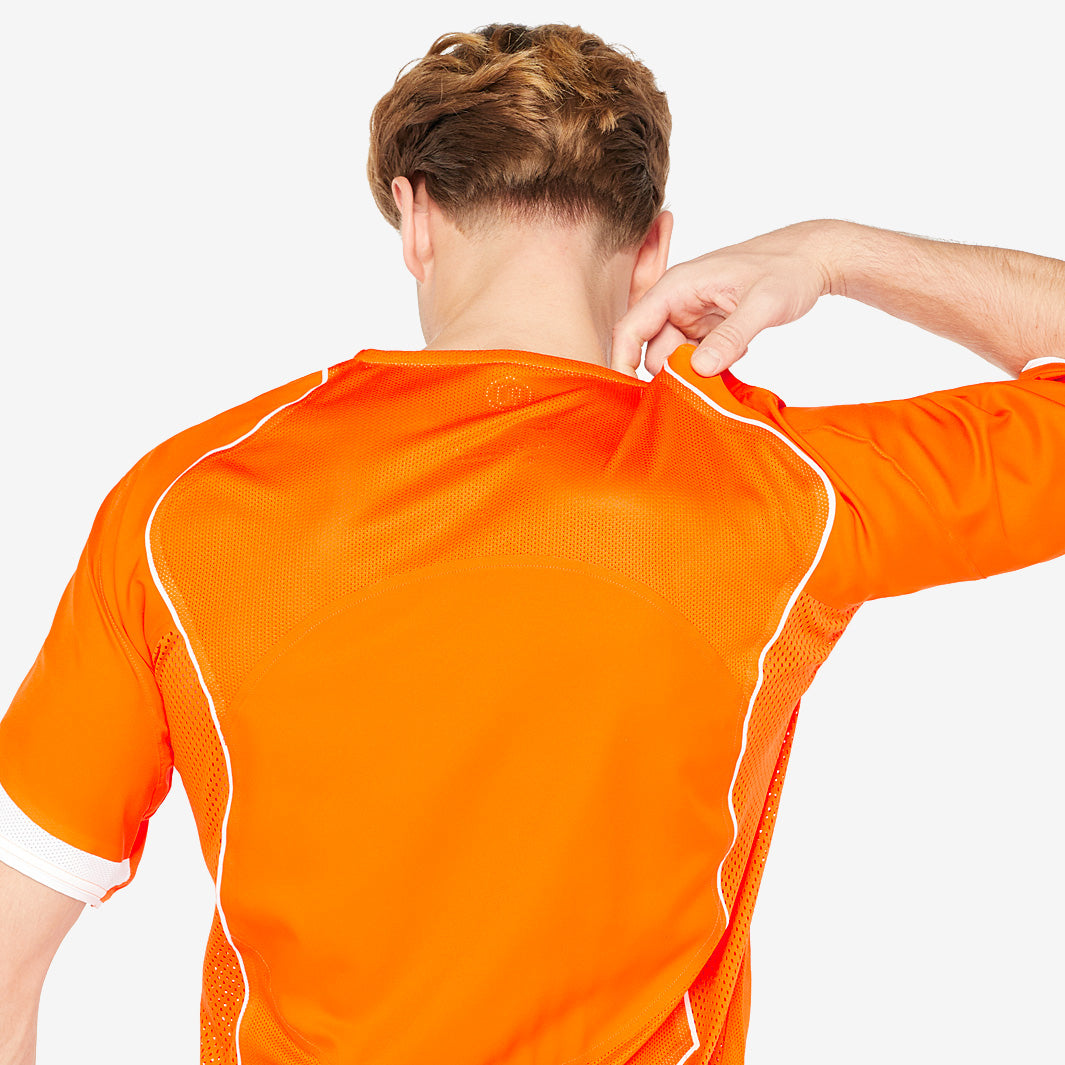 Nike Netherlands 2004 Re-Issue Shirt - Safety Orange/White - Mens