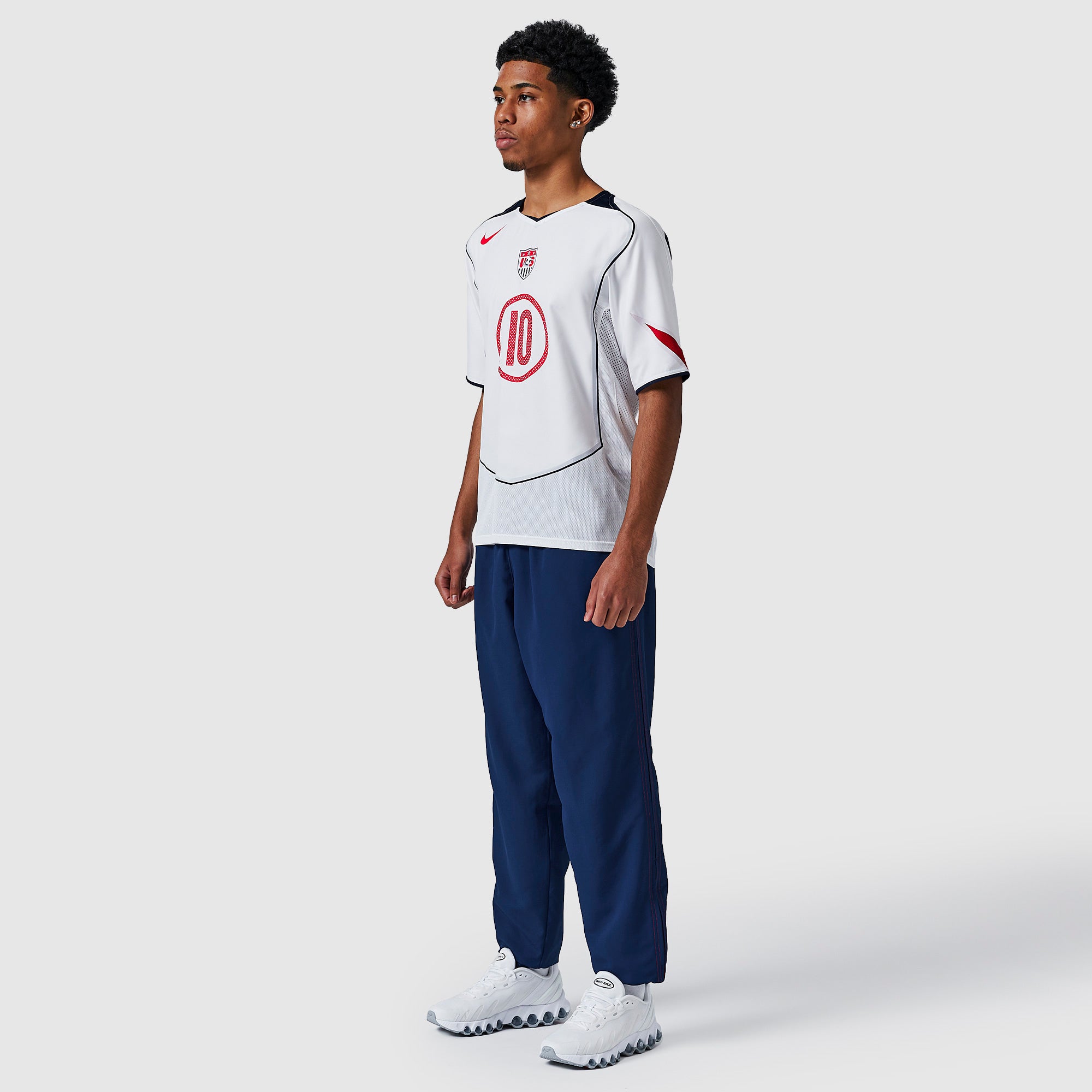 Nike USA 2004 Re-Issue Shirt With Donovan 10 - White/College Navy