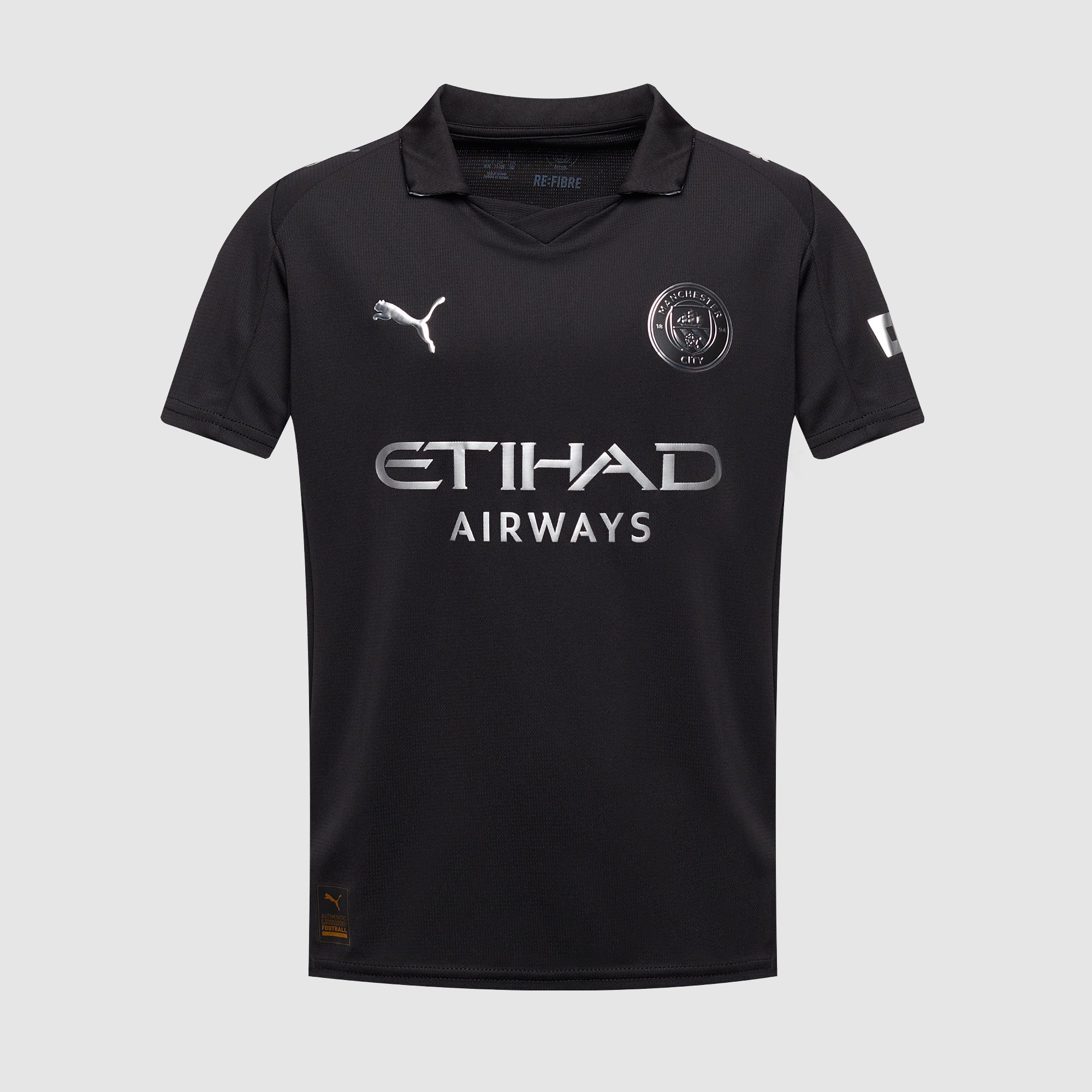 Puma Manchester City 25/26 Kids Away Shirt - Puma Black - Boys Replica