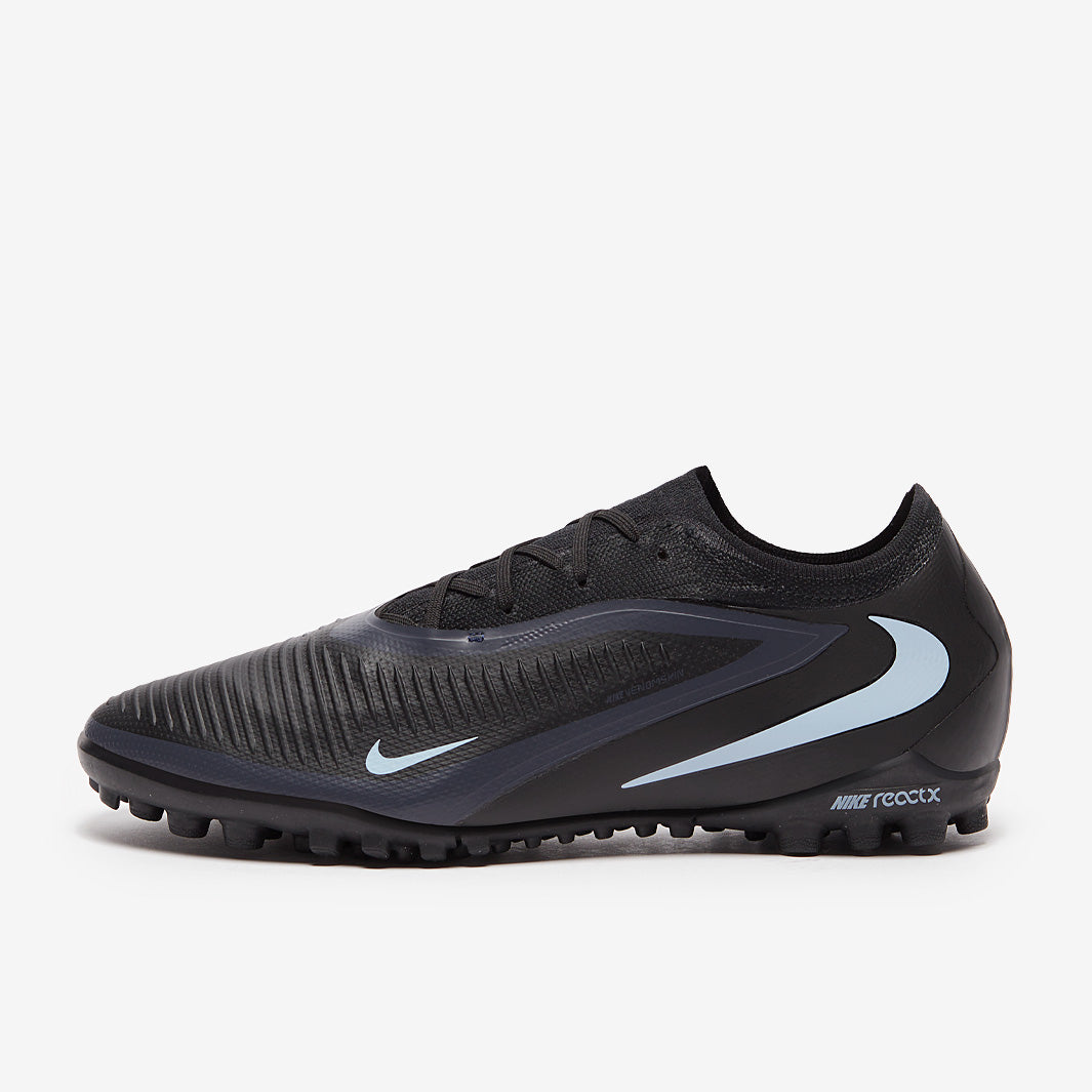 Nike Phantom ReactX 6 Pro Low Turf - Black/Black - Adult Boots