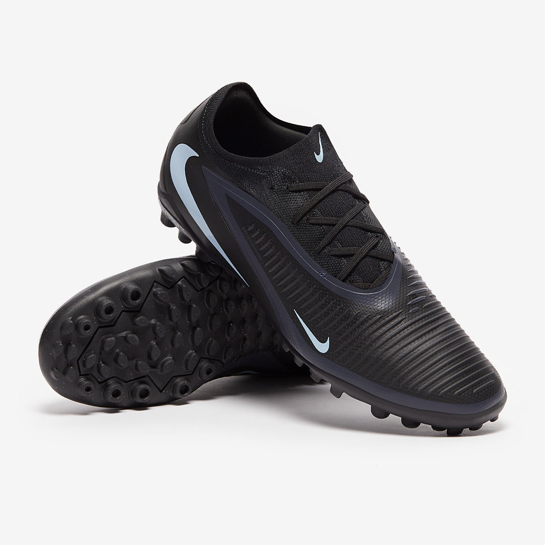 Nike Phantom ReactX 6 Pro Low Turf - Black/Black - Adult Boots