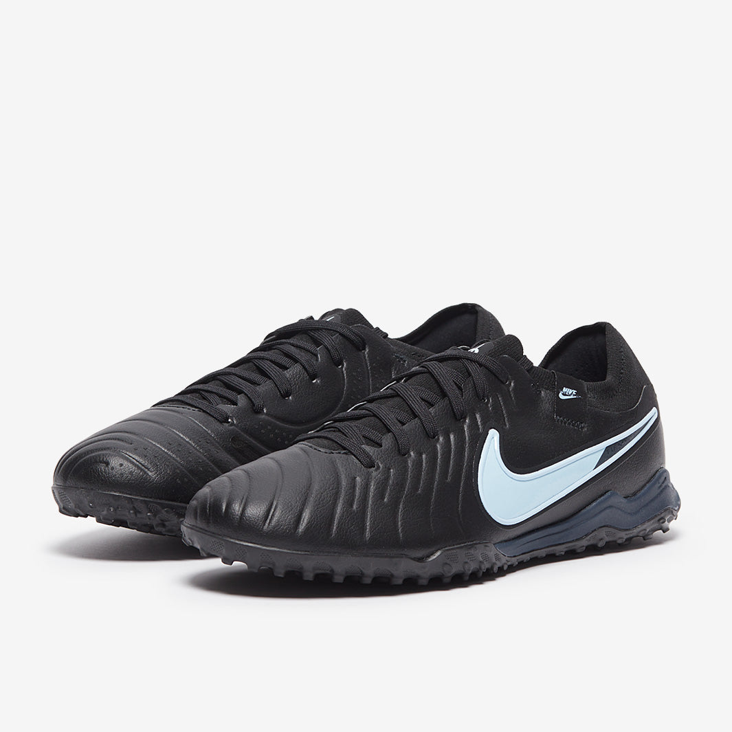 Nike Tiempo Legend X Pro Turf - Black/Ice Blue - Adult Boots