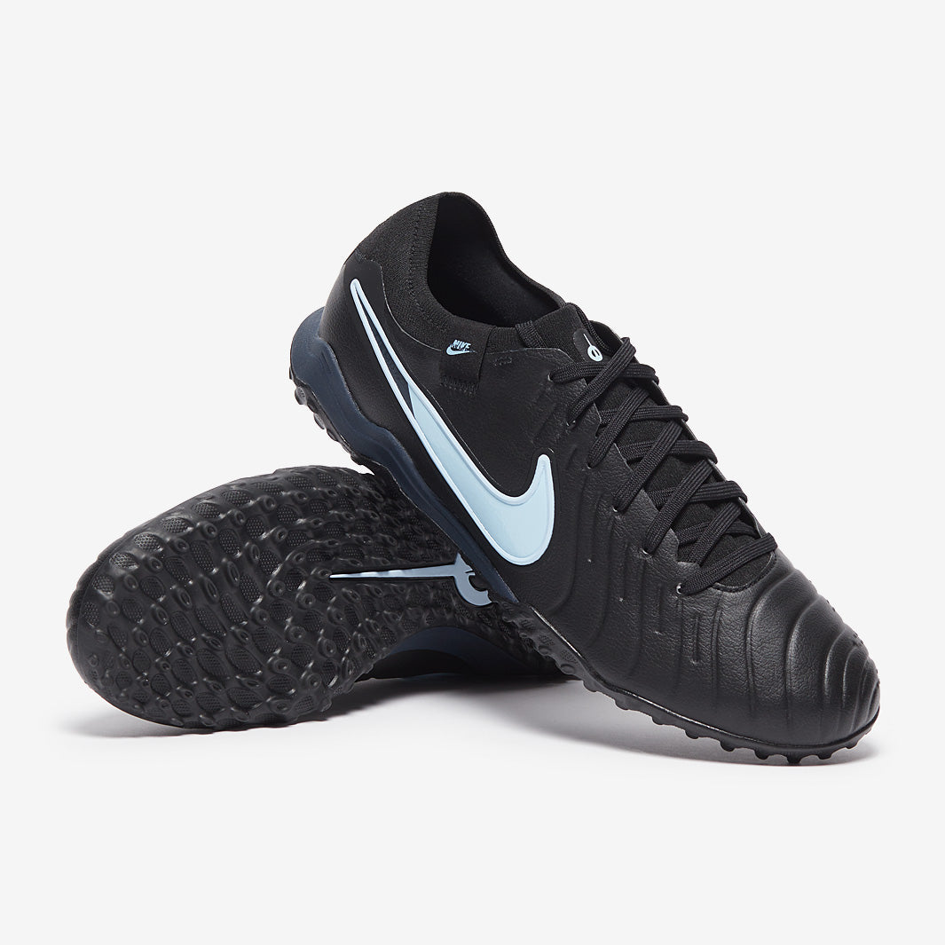 Nike Tiempo Legend X Pro Turf - Black/Ice Blue - Adult Boots