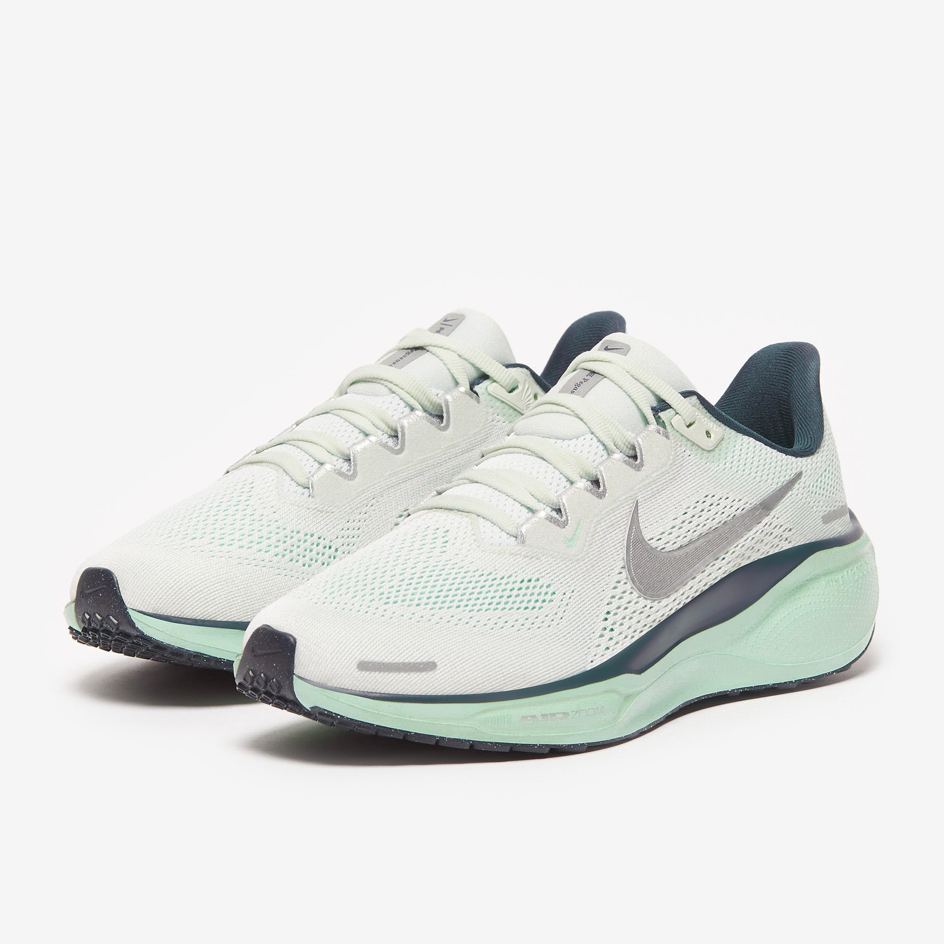 Nike Womens Pegasus 41 - Ghost Aqua/Metallic Silver/Mint Foam