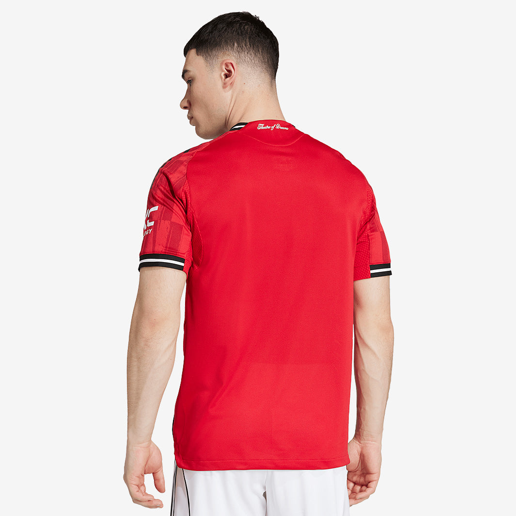 adidas Manchester United 25/26 Authentic Home Shirt - MUFC Red