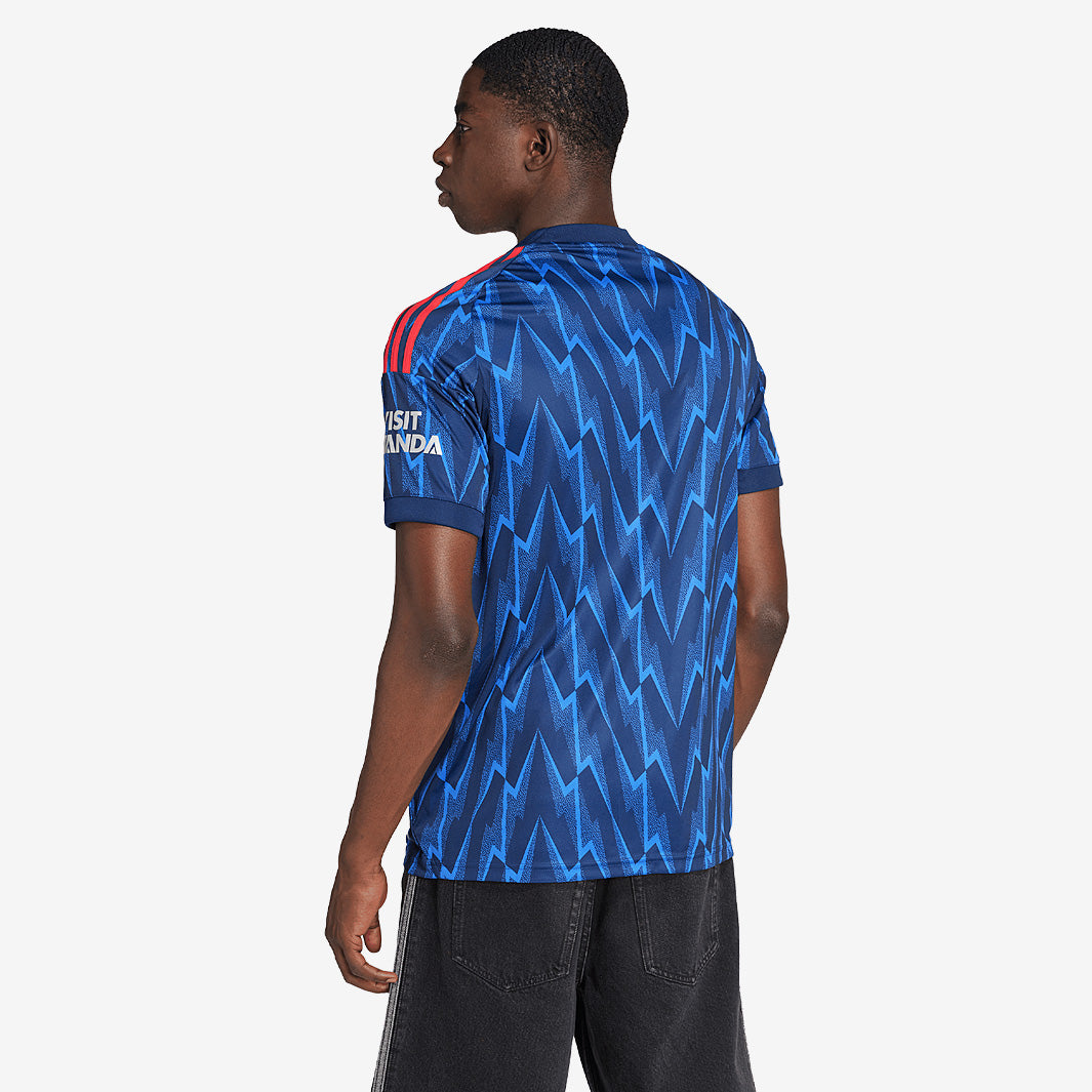 adidas Arsenal 25/26 Away Shirt - Night Indigo/Grey Two - Mens Replica