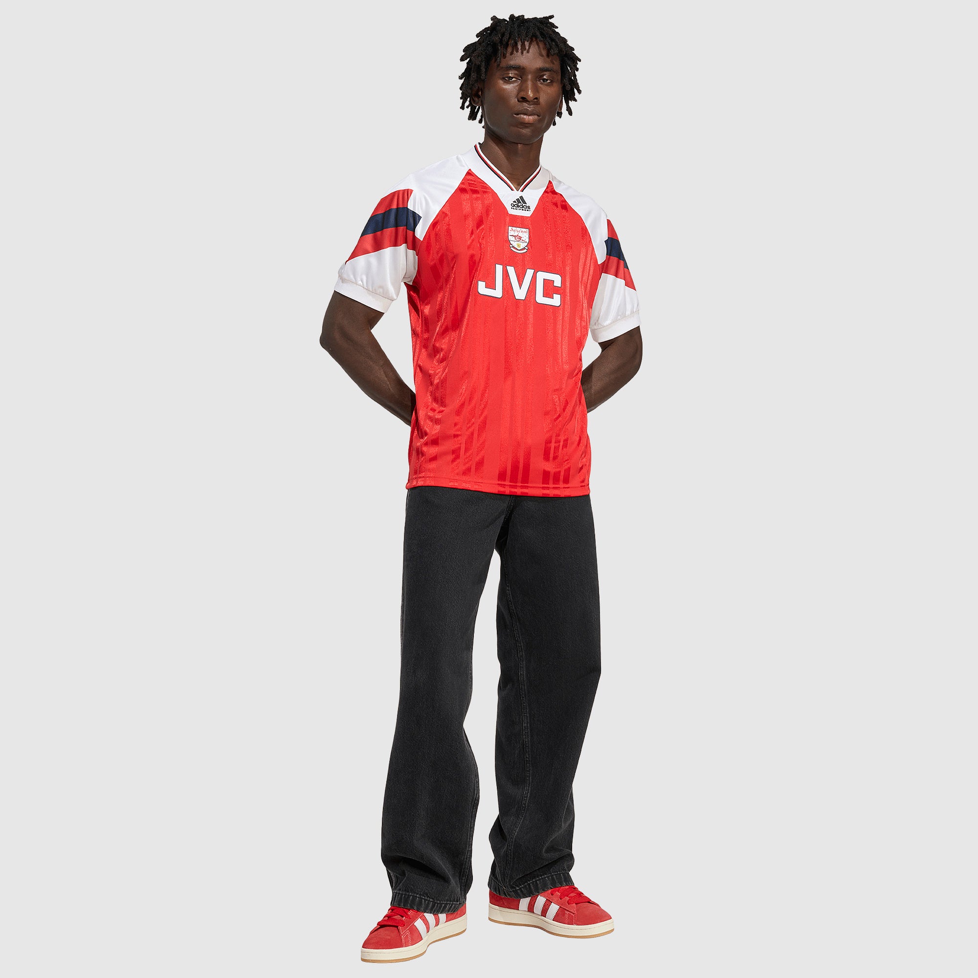 adidas Originals Arsenal 92-94 Home Shirt - Red - Mens Replica