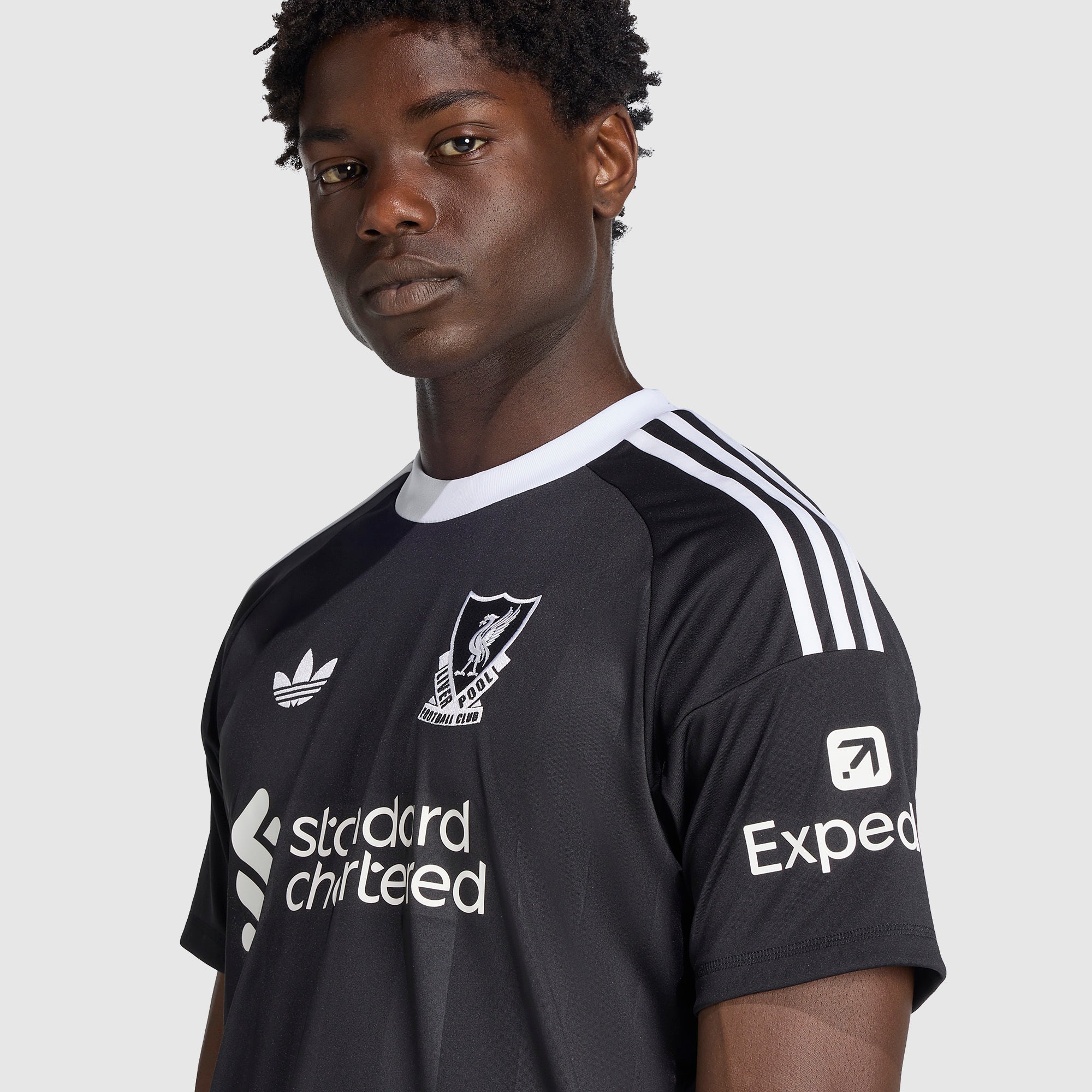  Liverpool FC ユニフォーム ブラック Lサイズ adidas Originals Liverpool 25/26 Third GK Shirt - Black - Mens Replica