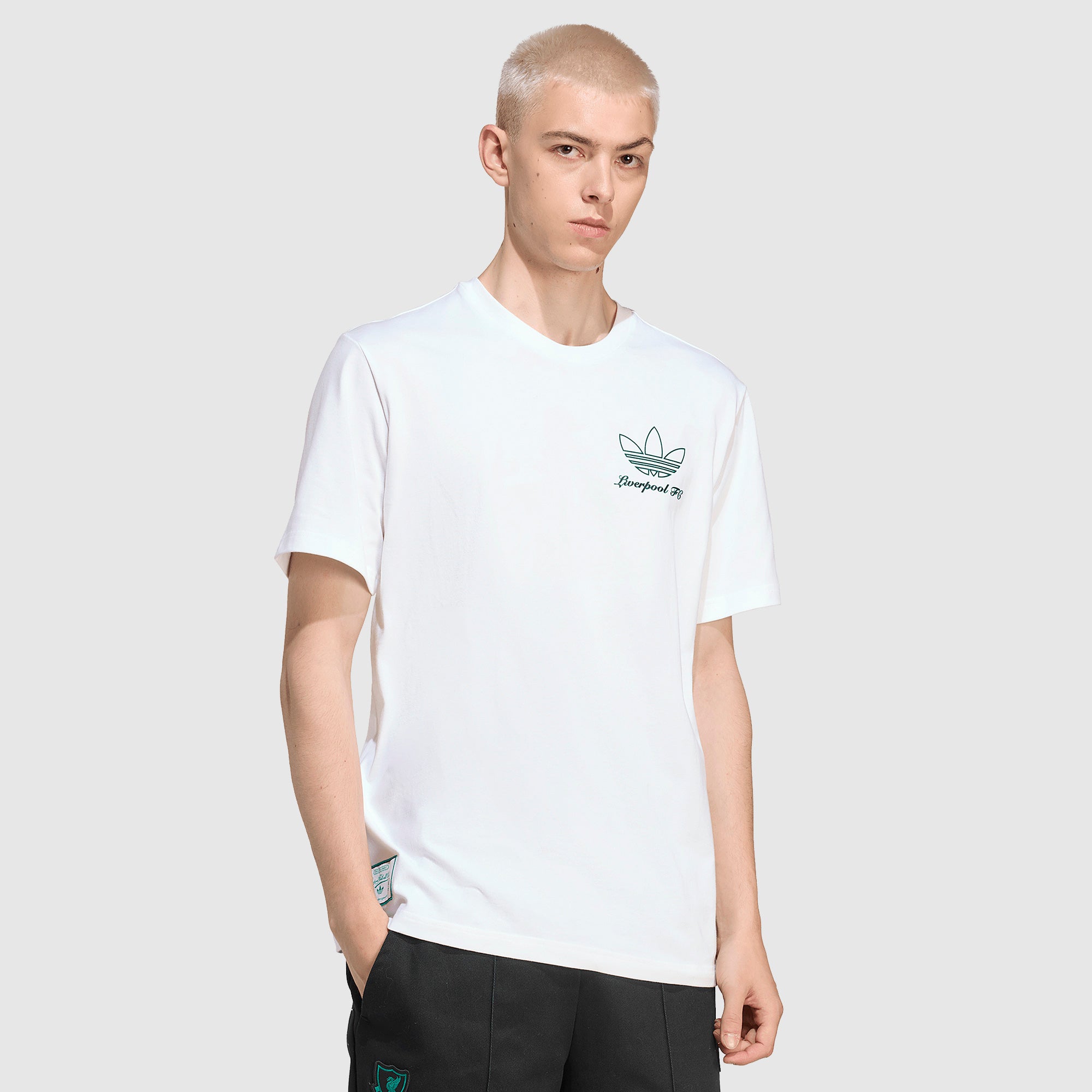 adidas Originals Liverpool 25/26 Terrace Icon T-Shirt - White