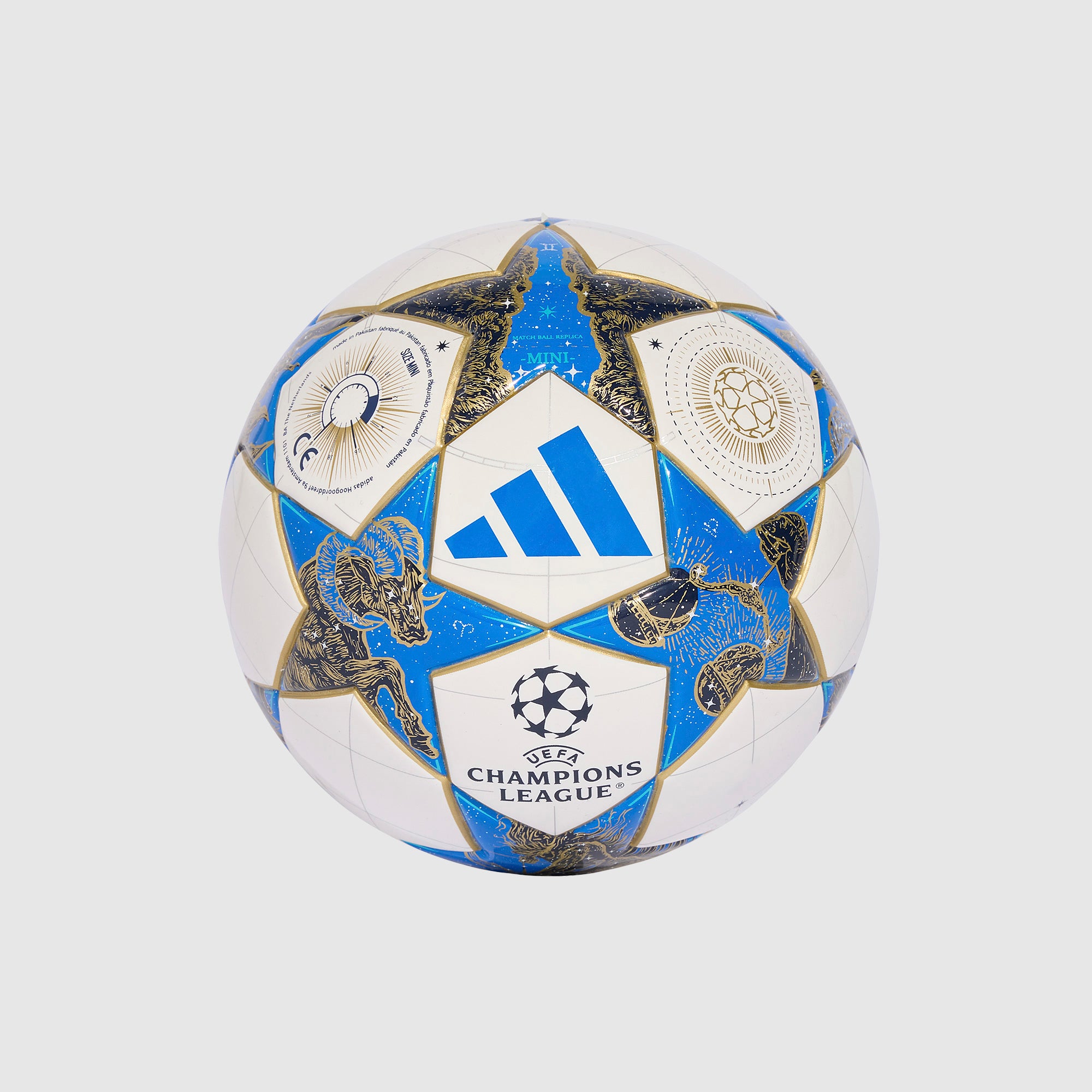adidas UEFA Champions League 25/26 Mini Football - White/Dark Blue