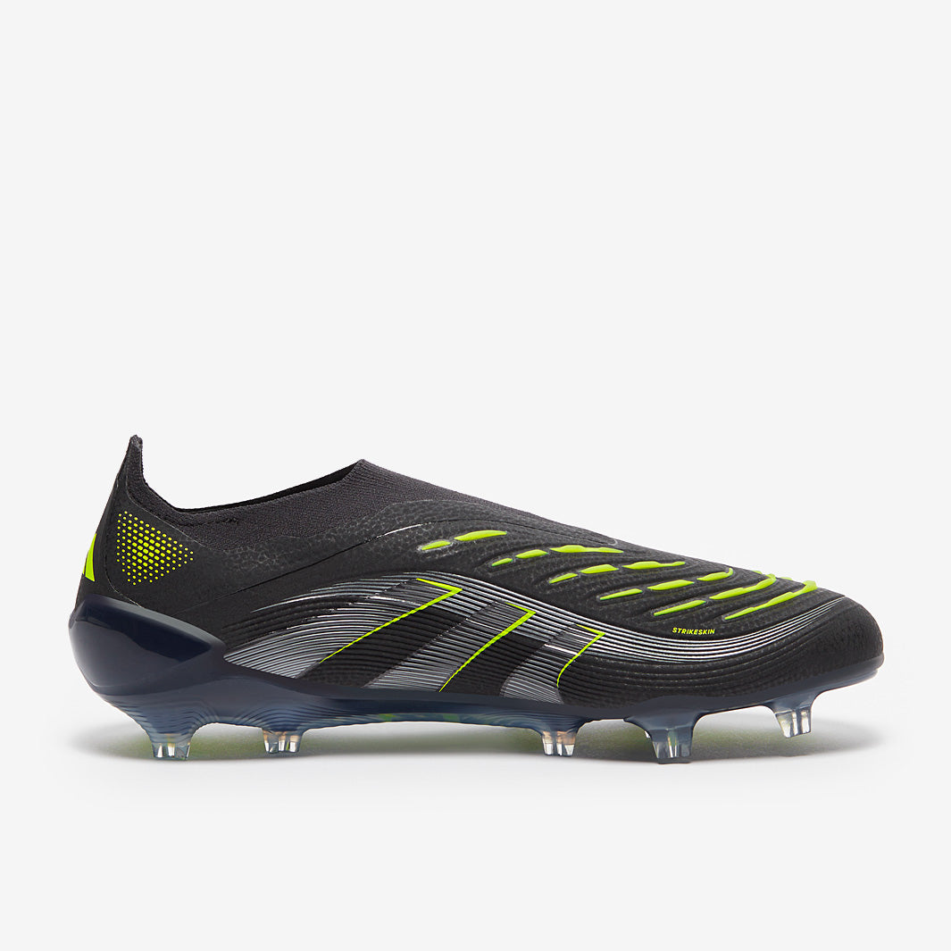 adidas Predator Elite Laceless Firm Ground - Core Black/Carbon