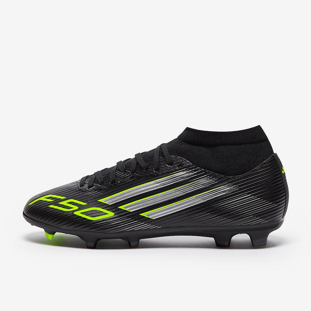 adidas F50 League Mid Firm Ground/Mixed Ground - Core Black/Iron