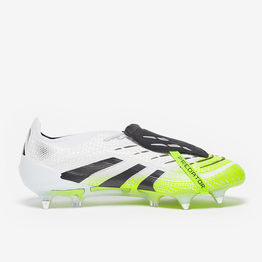 adidas Predator Elite Tongue Soft Ground - Ftwr White/Core Black