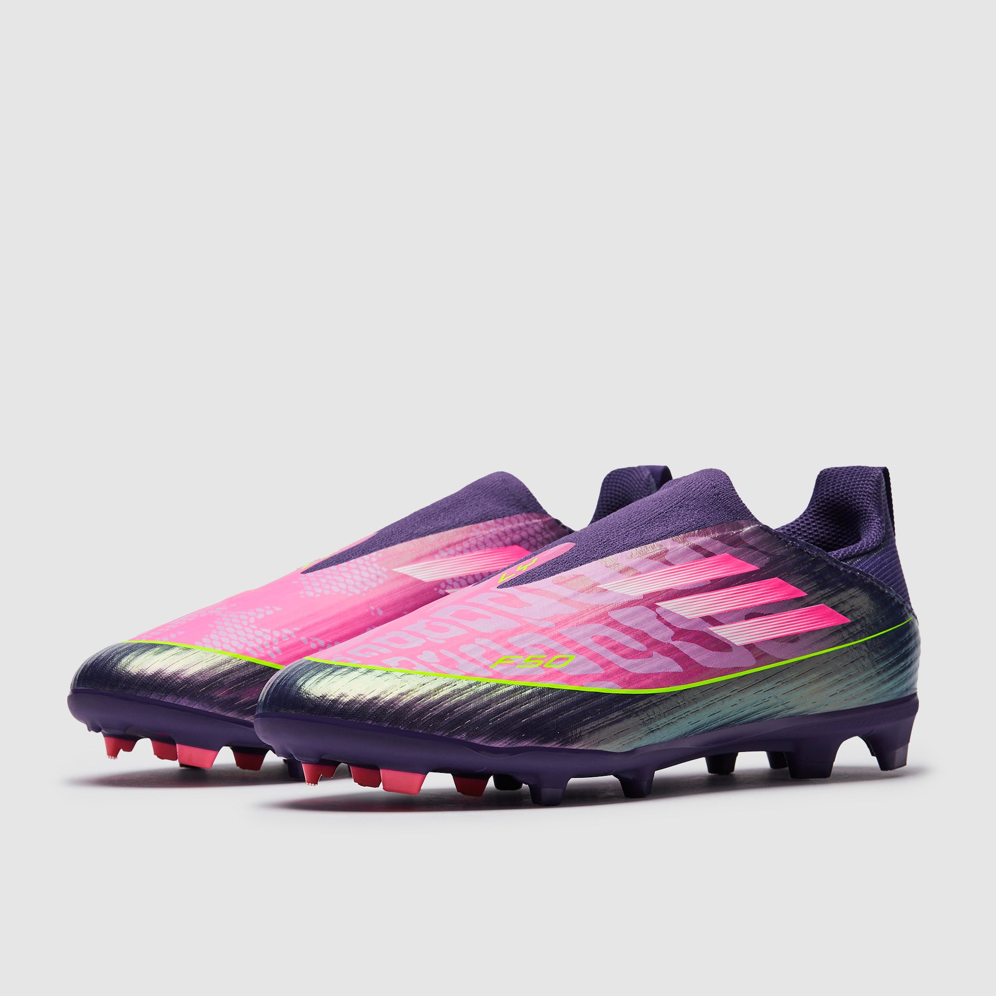adidas Kids F50 League Laceless x Lamine Yamal Firm Ground/Mixed