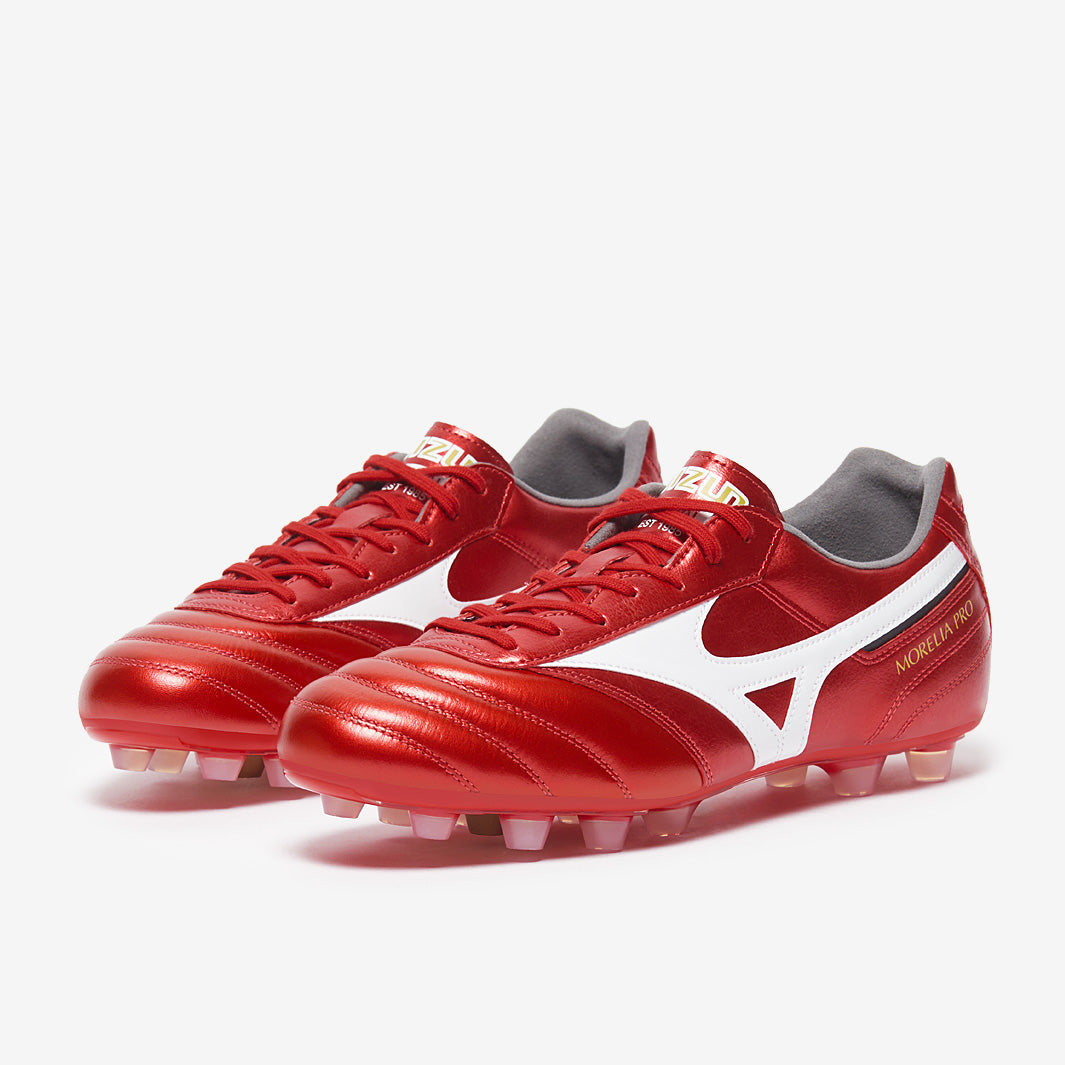 Mizuno Morelia II Pro Firm Ground - Morelia 40th Red/White/Black