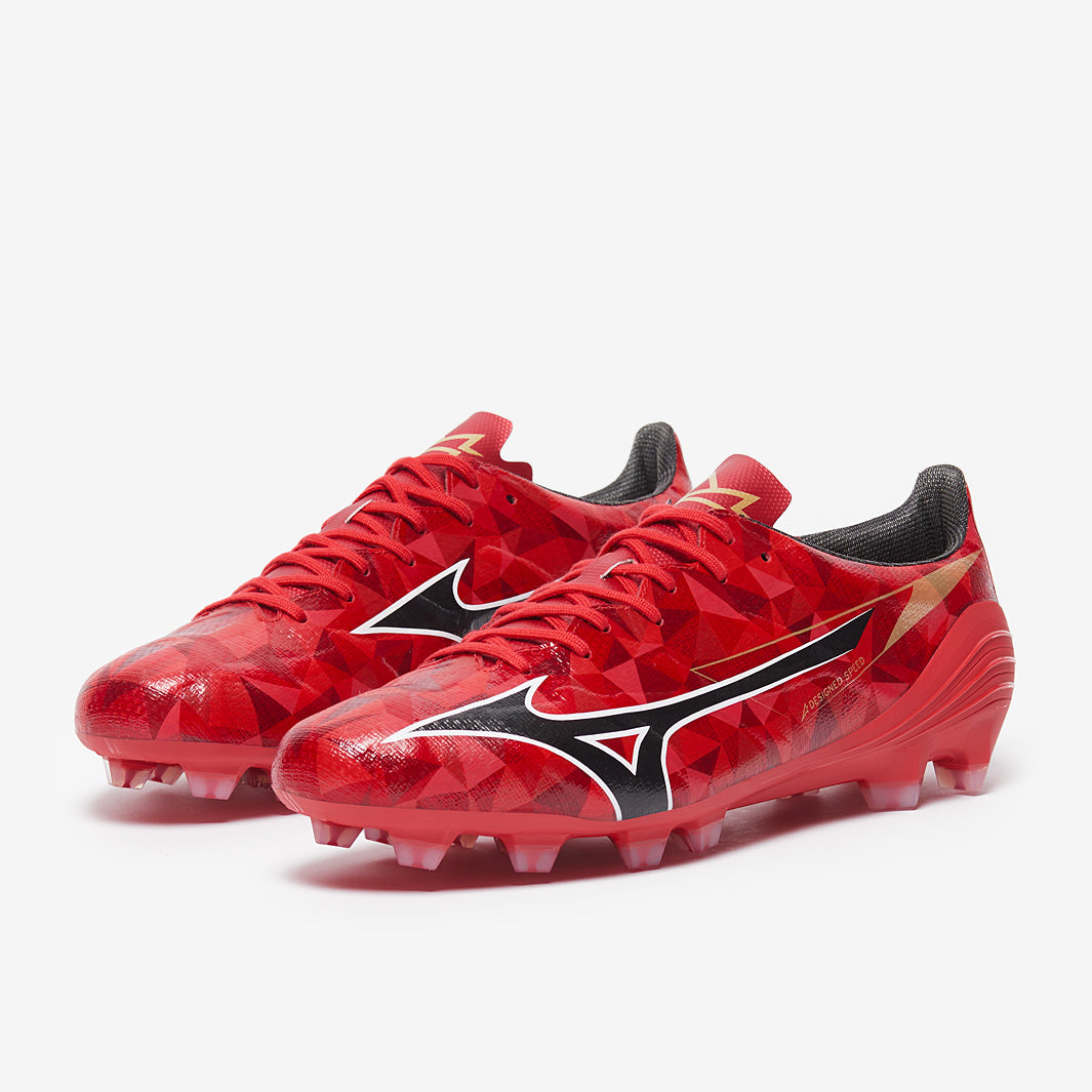 Mizuno Alpha II Pro Firm Ground - Morelia 40th Red/Black/Gold