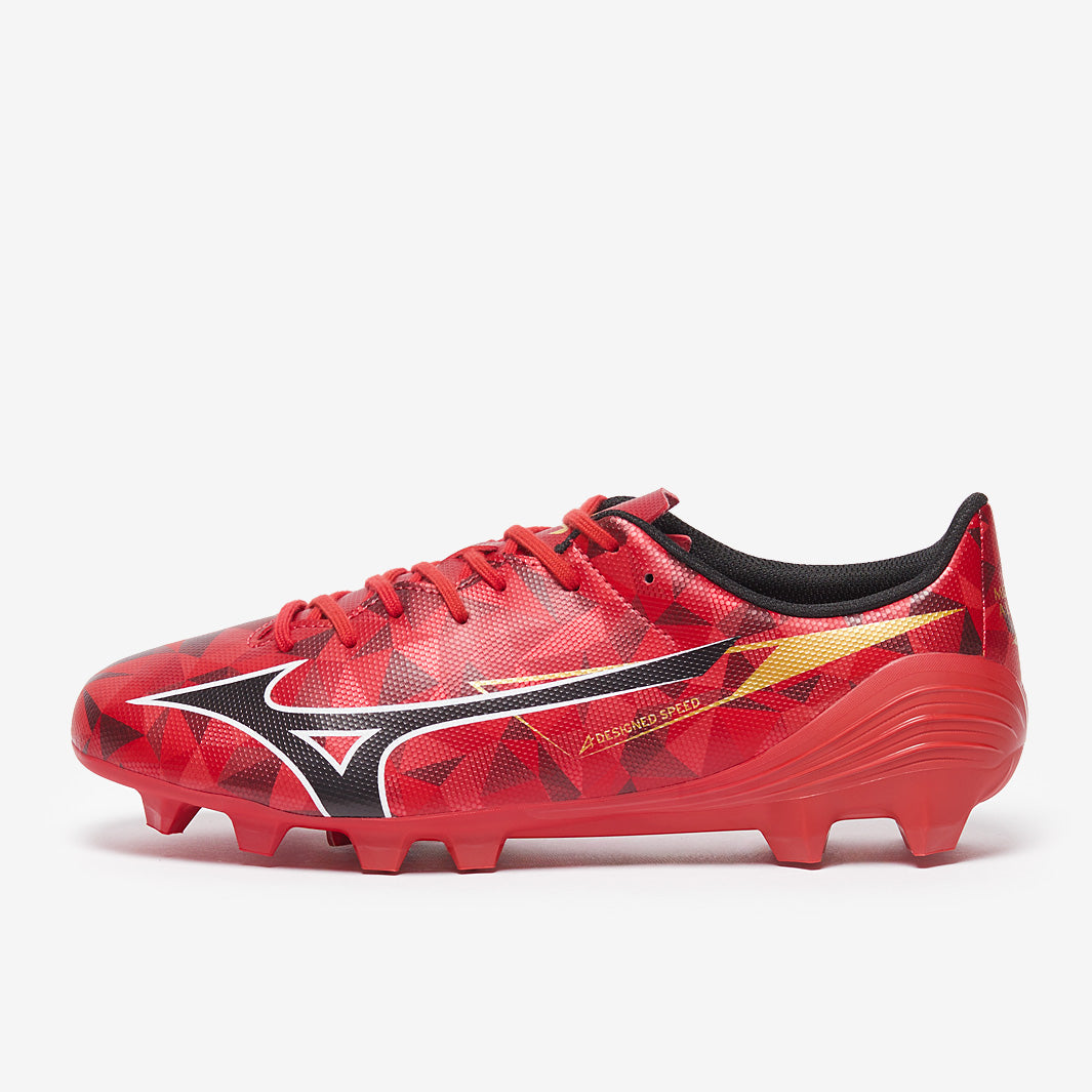 Mizuno Alpha II Select Firm Ground - Morelia 40th Red/Black/Gold