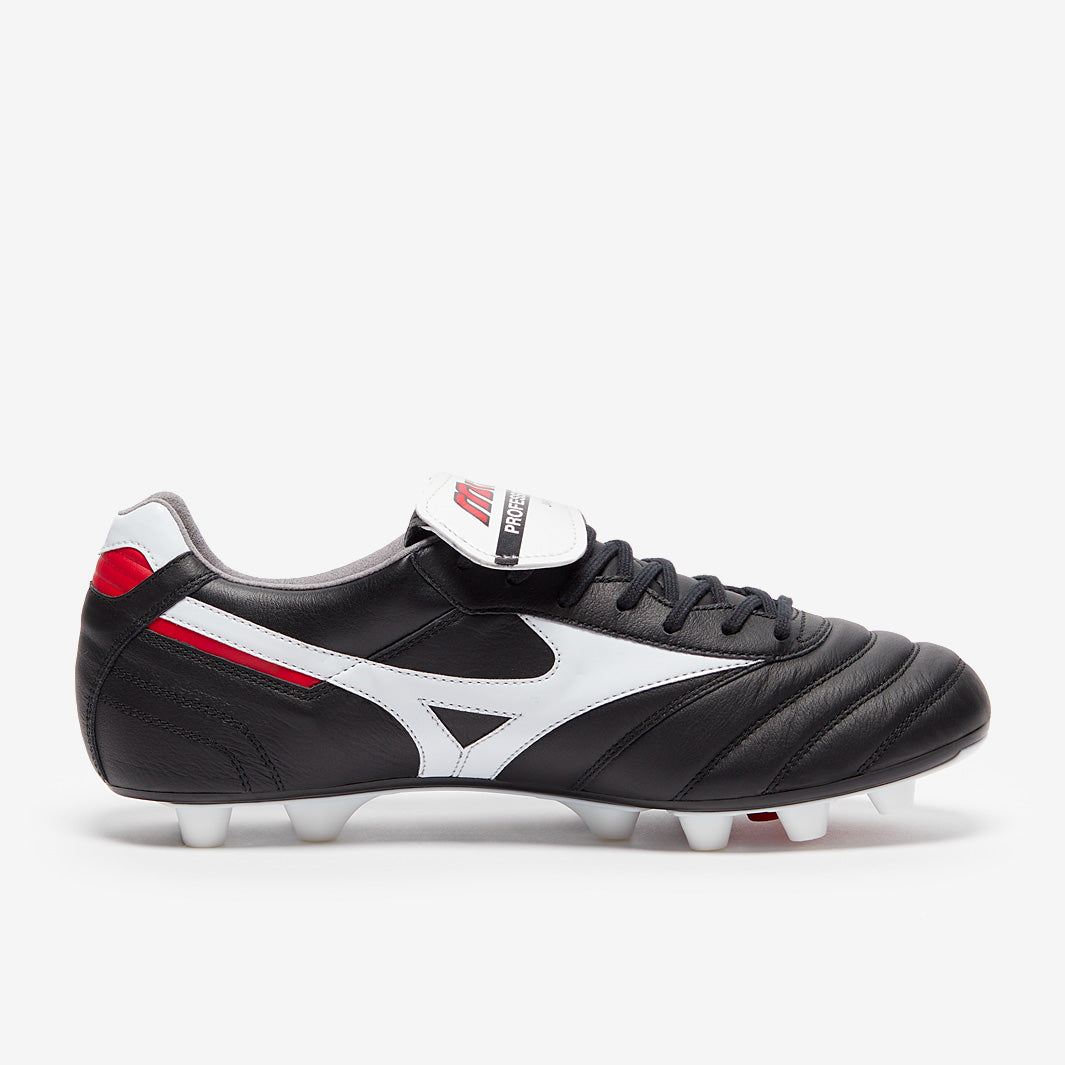 Mizuno Morelia Neo V Beta Select Firm Ground - Black/Lava Orange
