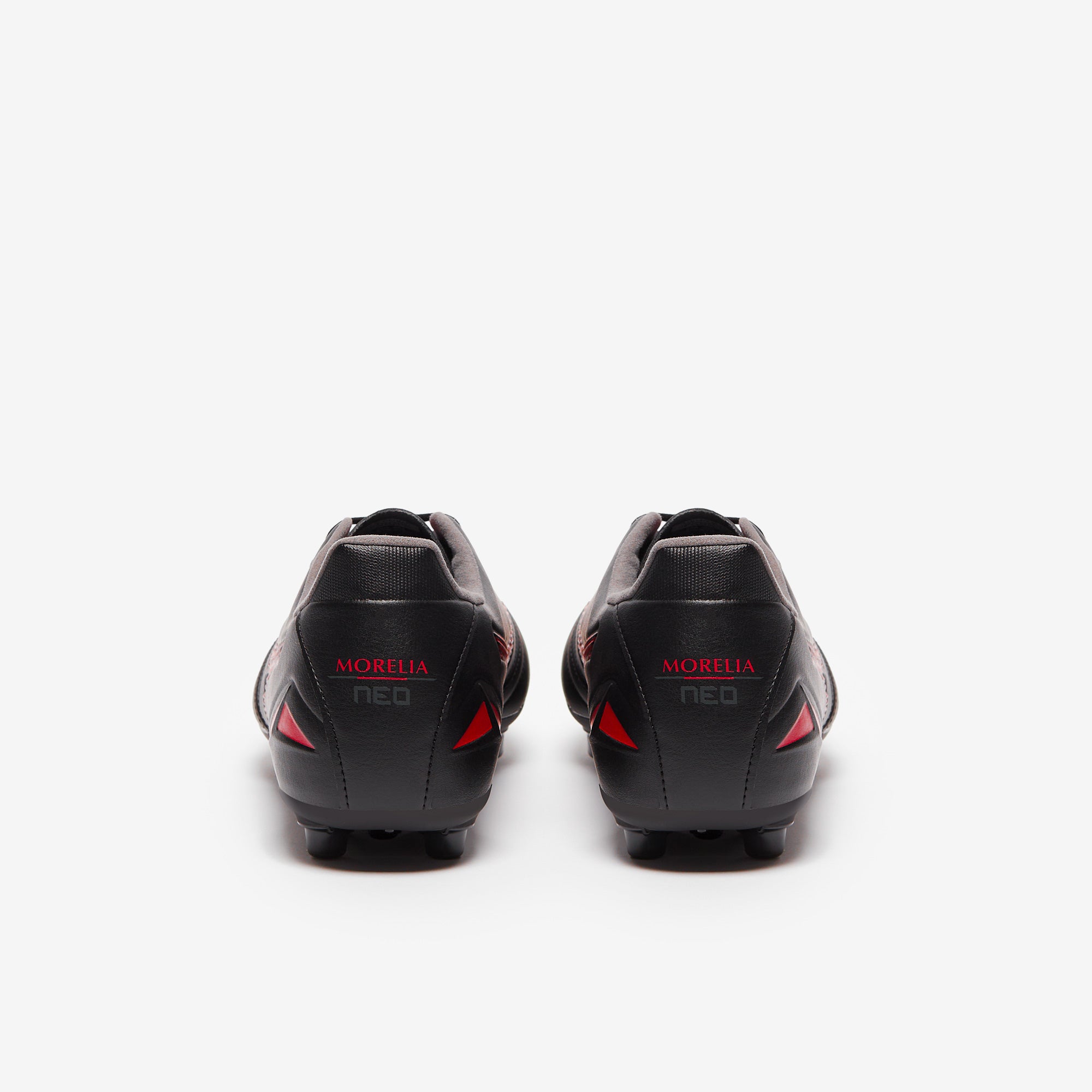 赤黒モミジ Mizuno Morelia Neo IV Pro Artifical Grass - Black/Morelia 40th Red